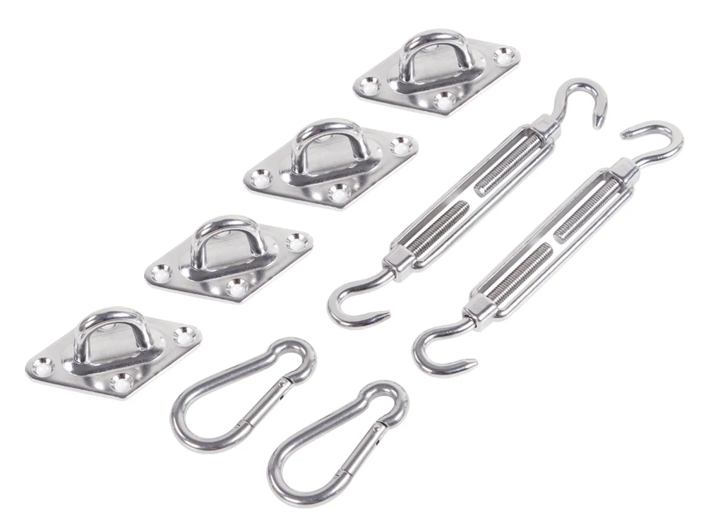 Sun Shade Sail Hardware Kit Set - 8pcs - Image 3
