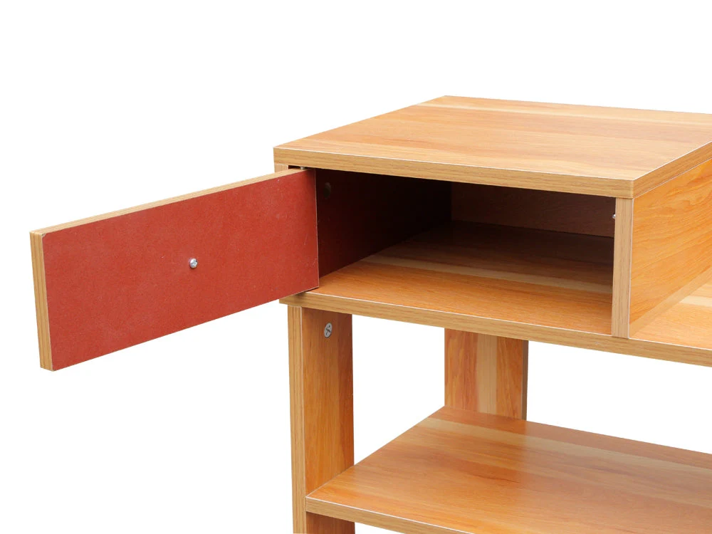 TAHUNA 8 Tiers Shoe Rack Organiser Storage Shelf - Oak - Image 5