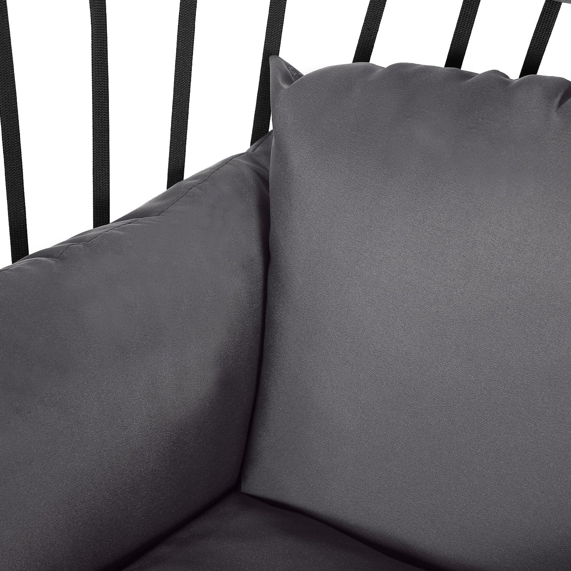 Tanna Outdoor Hanging Egg Chair - Grey - Image 5