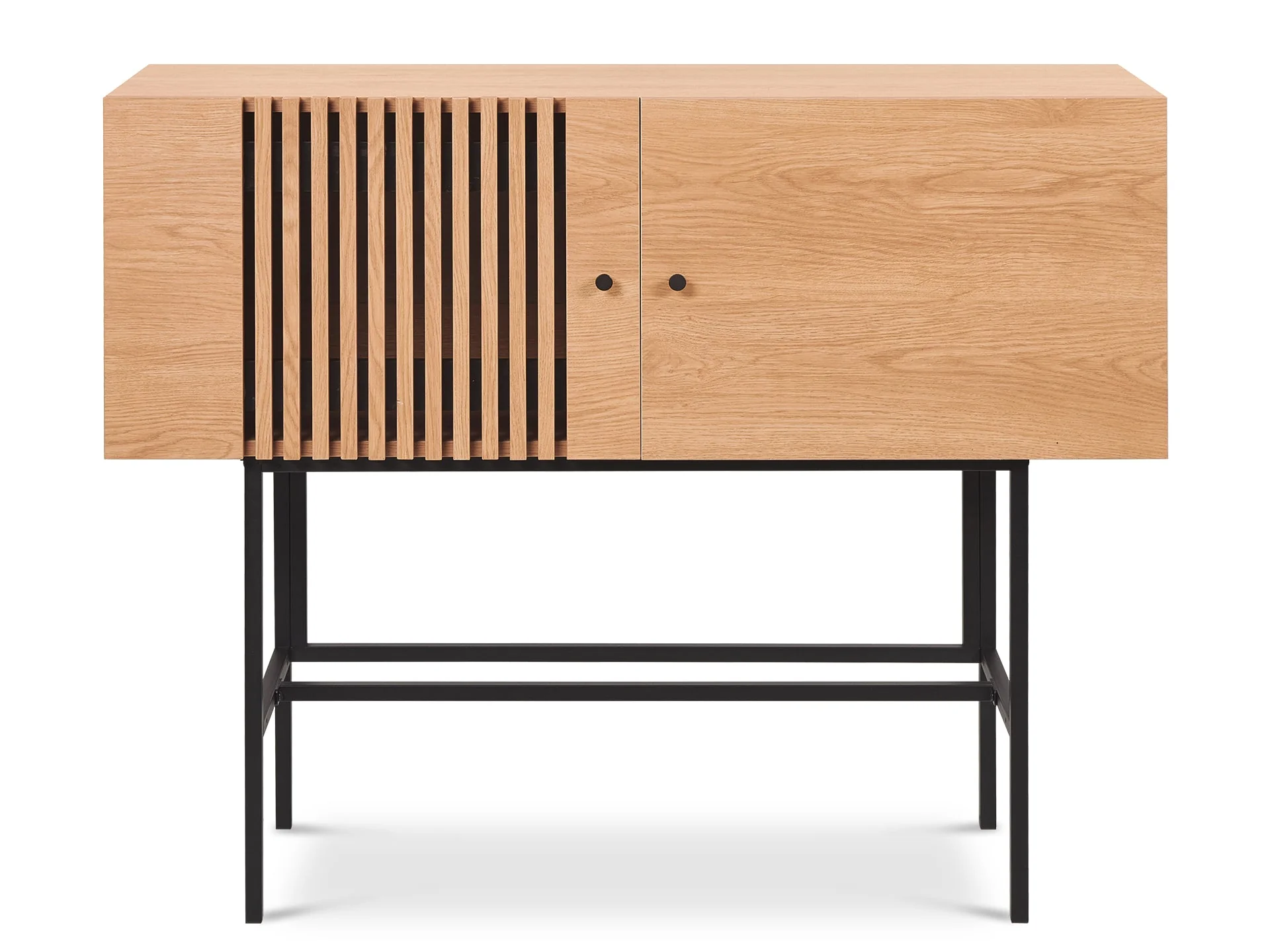 Tarkine 1.2m Wooden Buffet Sideboard - Oak - Image 5
