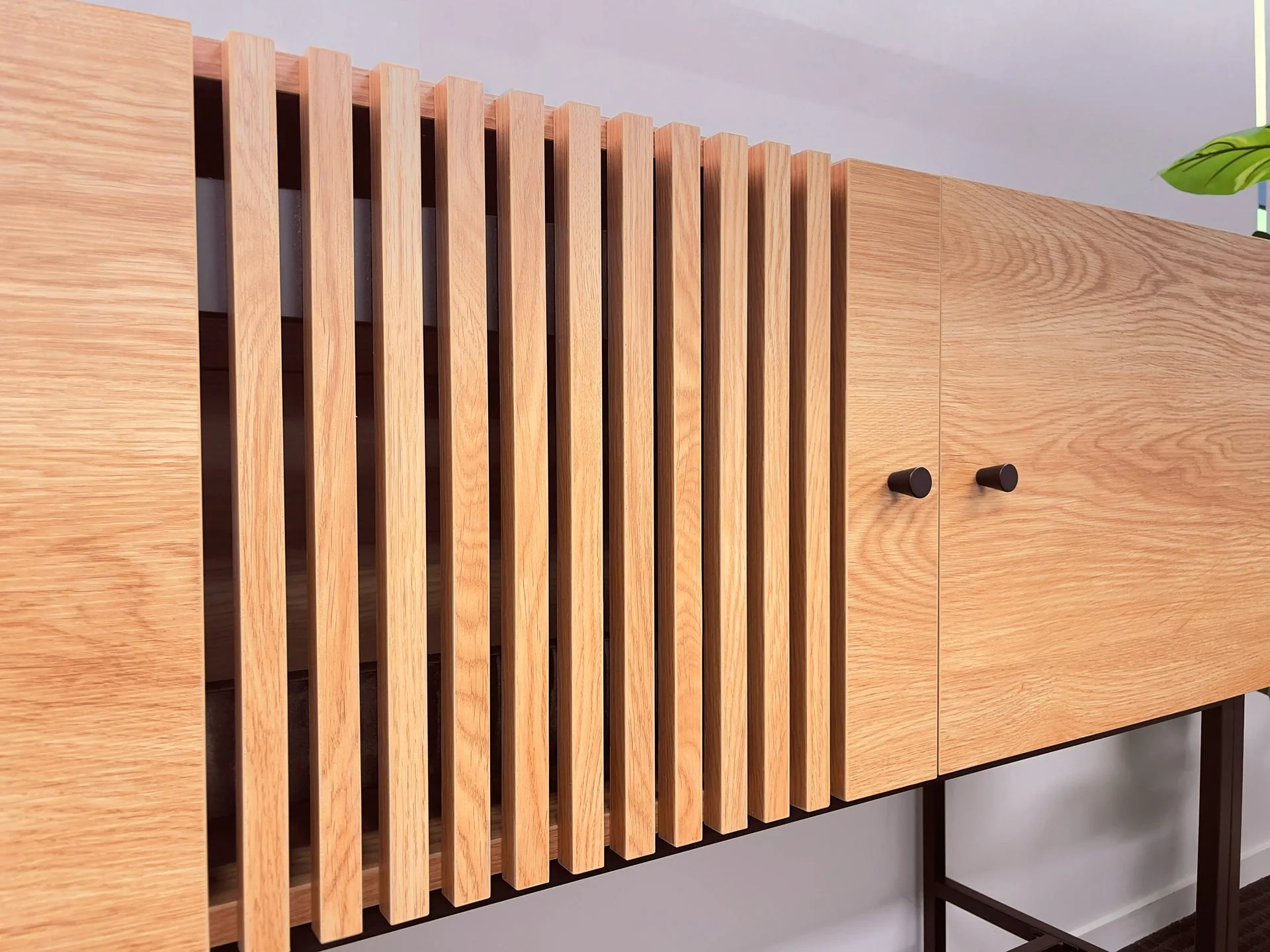 Tarkine 1.2m Wooden Buffet Sideboard - Oak - Image 7