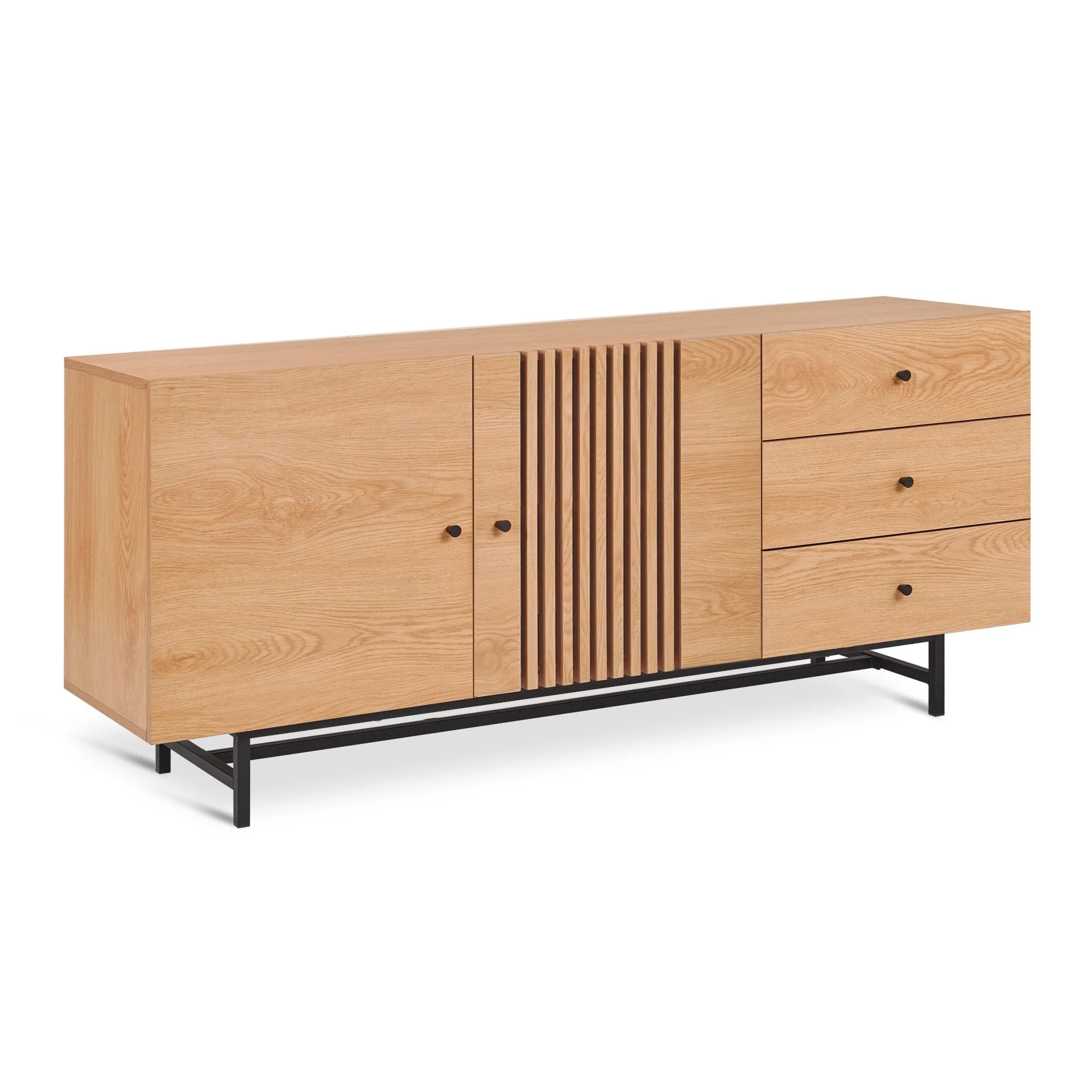 Tarkine 1.6m Sideboard Buffet Table - Oak - Image 5