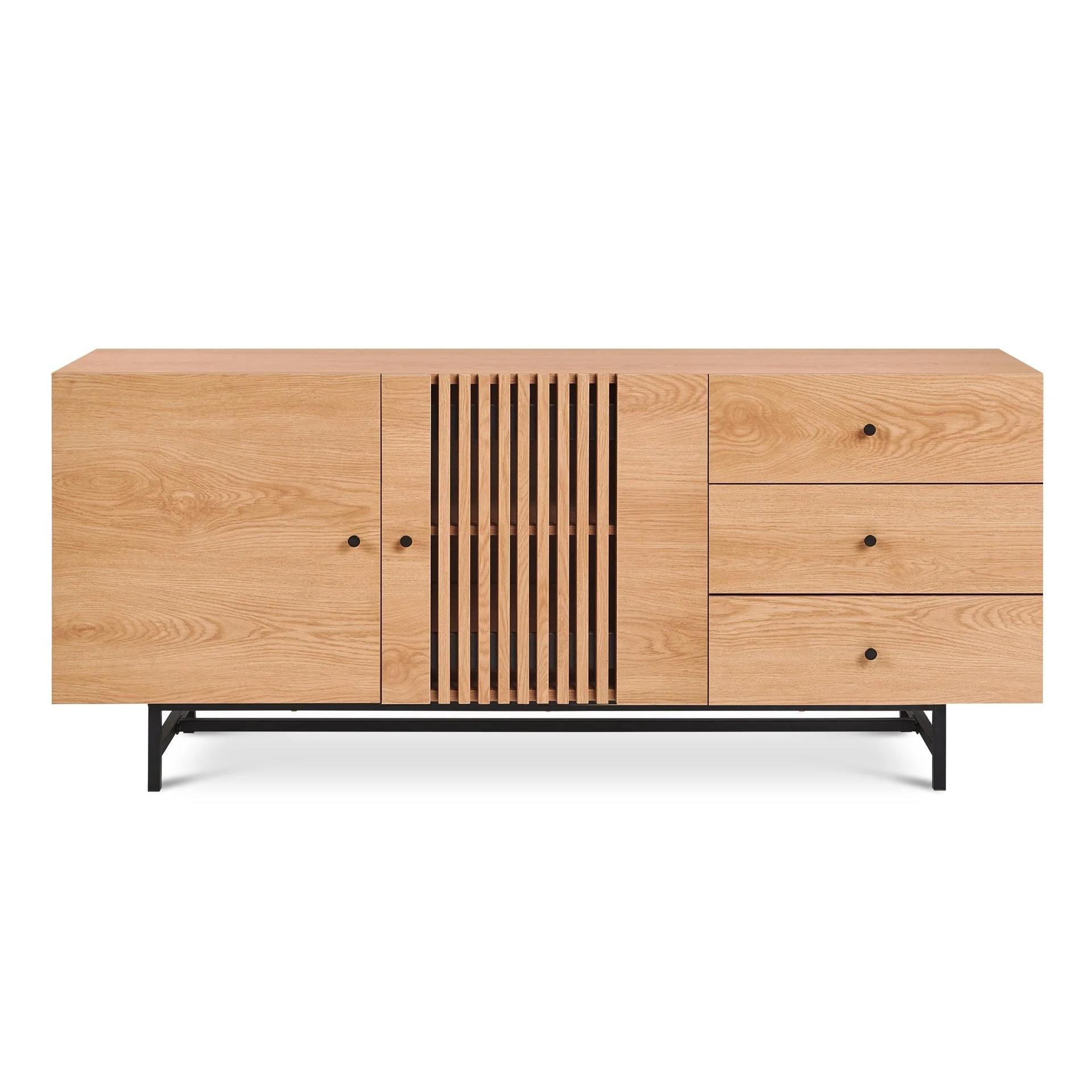 Tarkine 1.6m Sideboard Buffet Table - Oak - Image 6