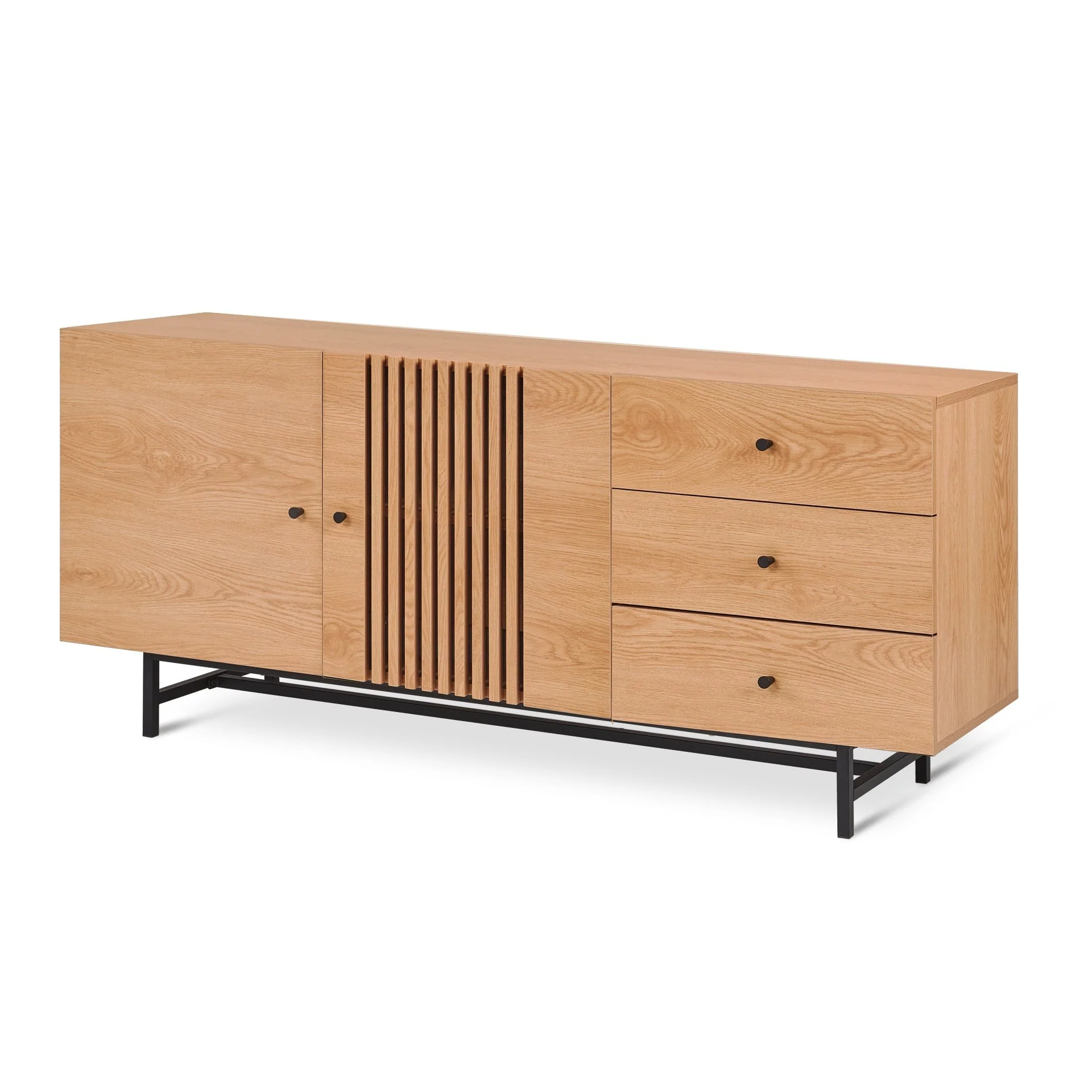Tarkine 1.6m Sideboard Buffet Table - Oak - Image 7