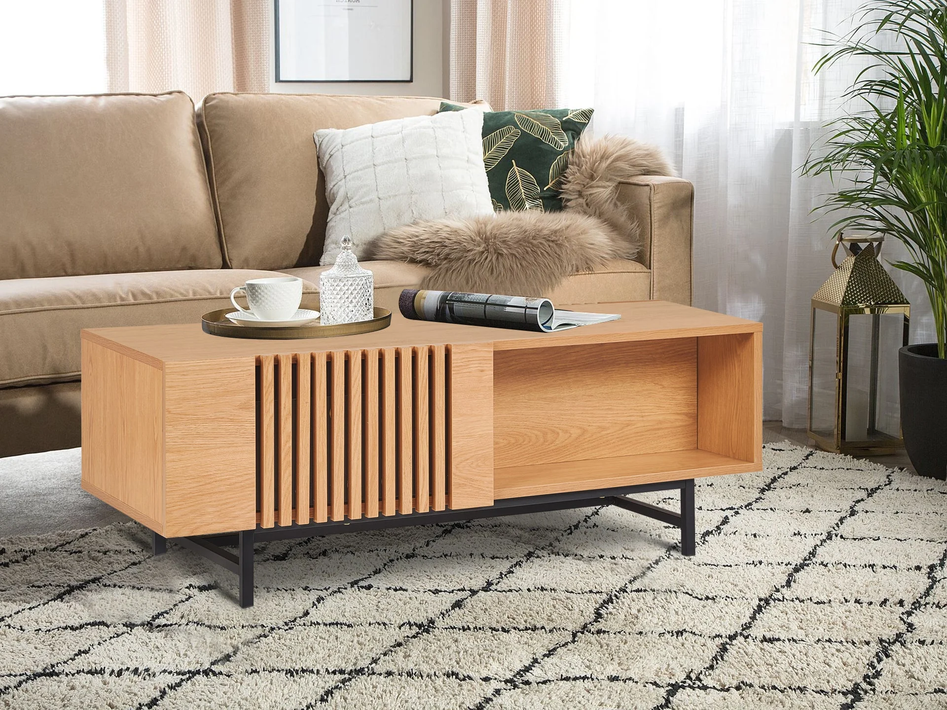 Tarkine Wooden Coffee Table - Oak