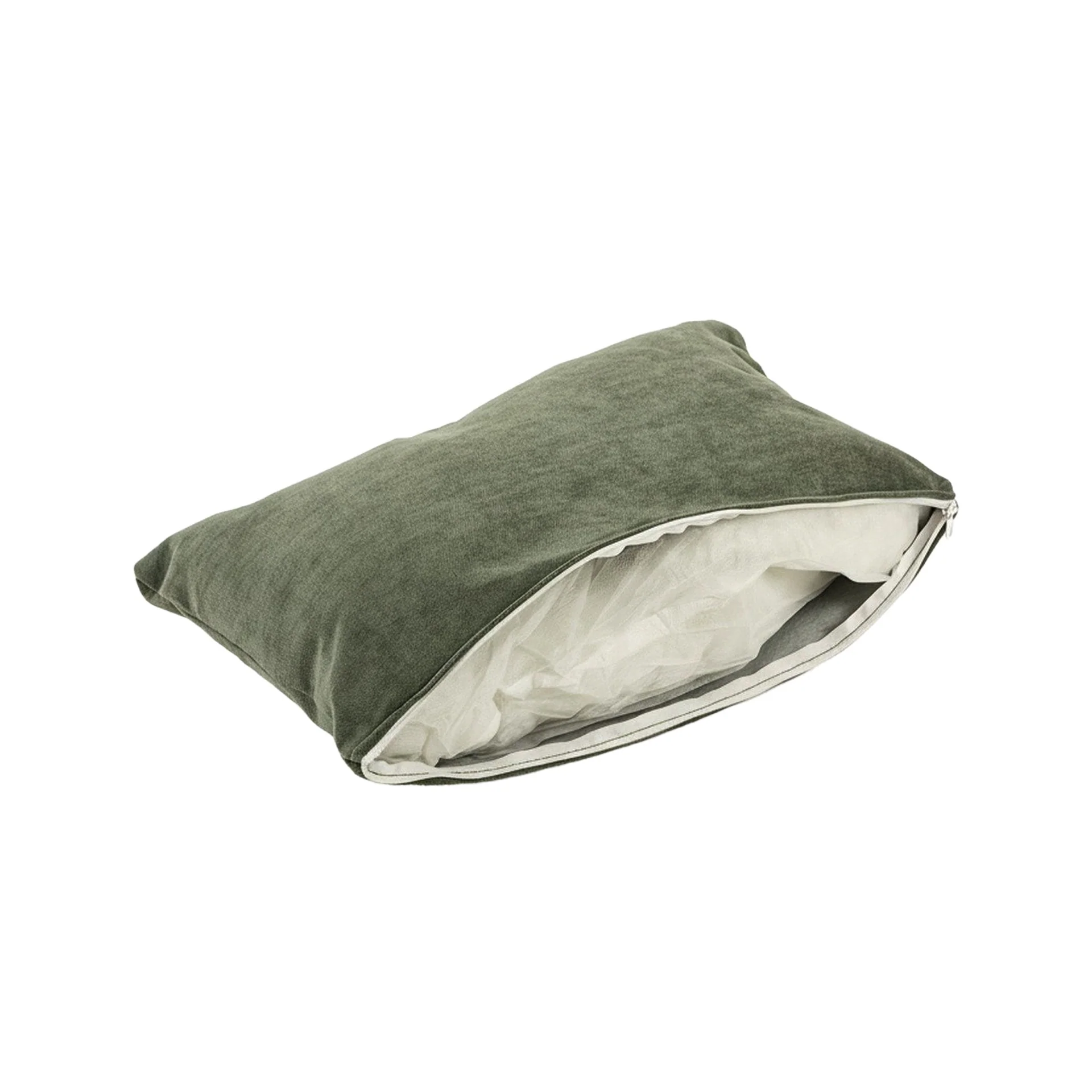 Taru Linen Armchair - Dark Green - Image 11