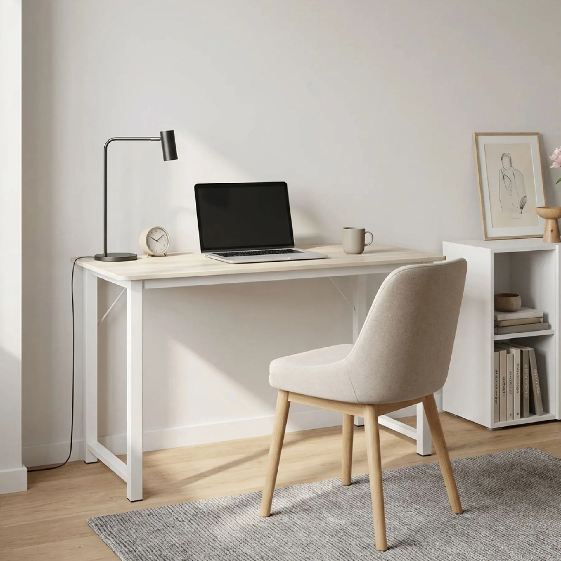 Taylen 120cm Computer Desk - Maple - Image 3
