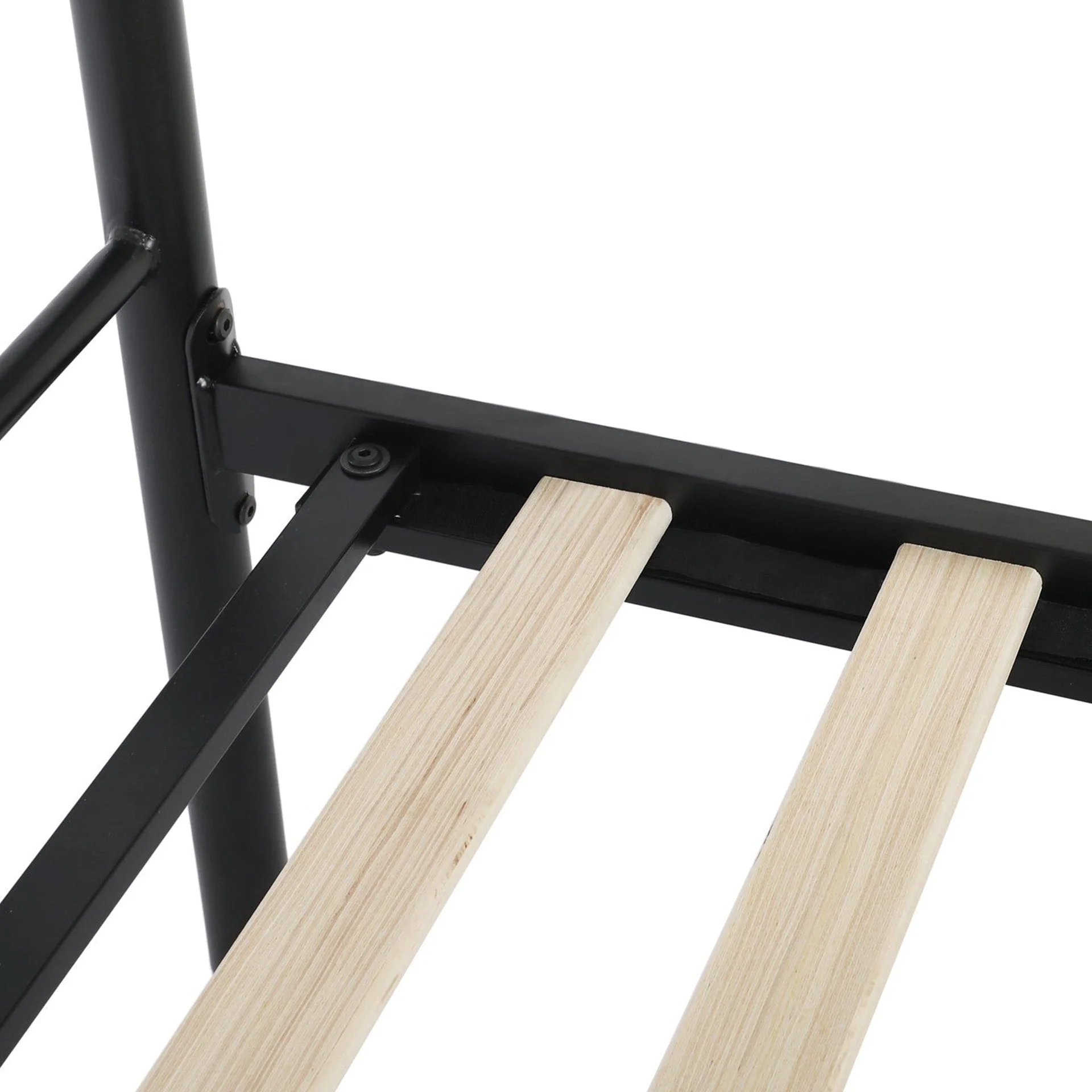 Taylor King Single Metal Bed Frame - Black - Image 11