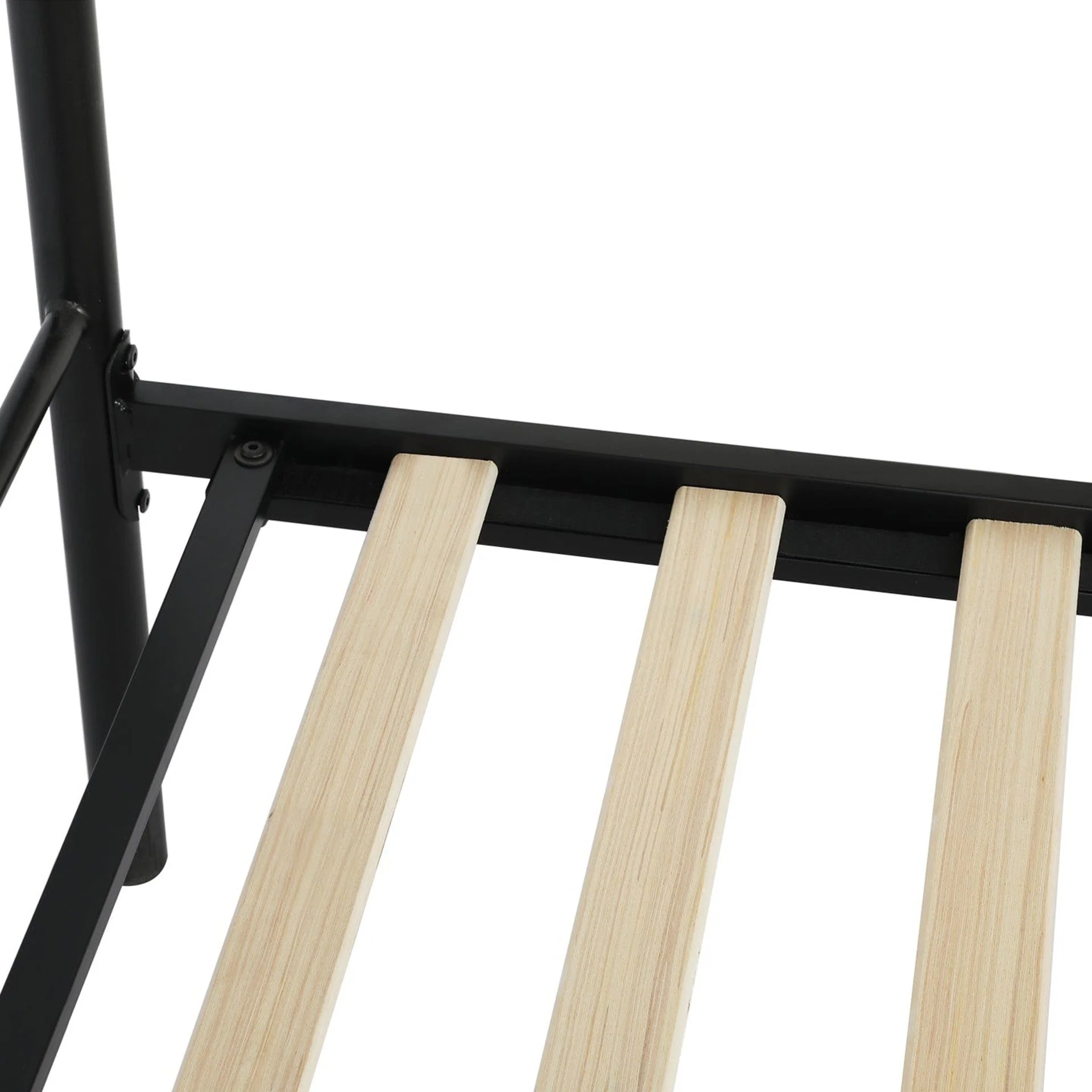 Taylor Queen Metal Bed Frame - Black - Image 6
