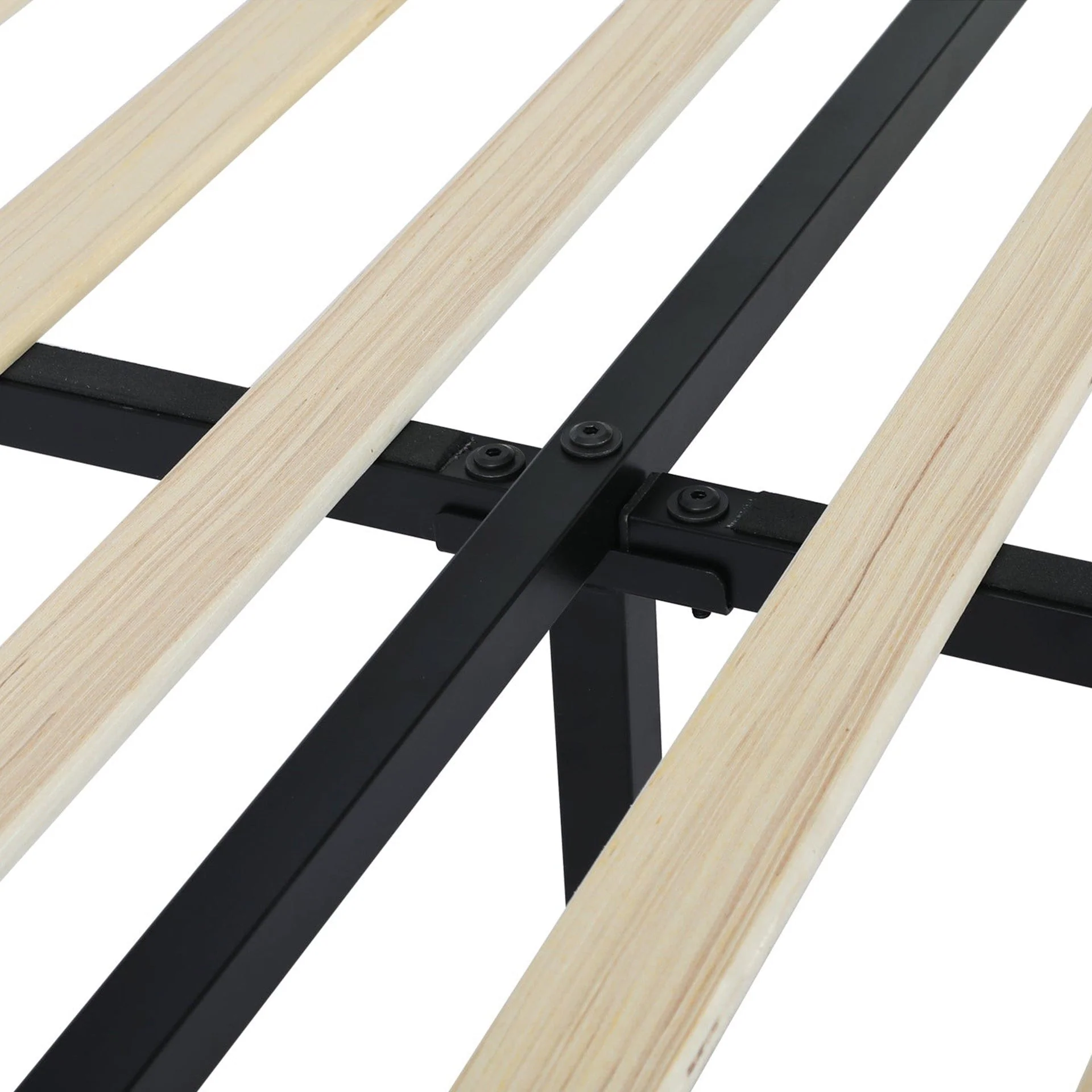 Taylor Queen Metal Bed Frame - Black - Image 7