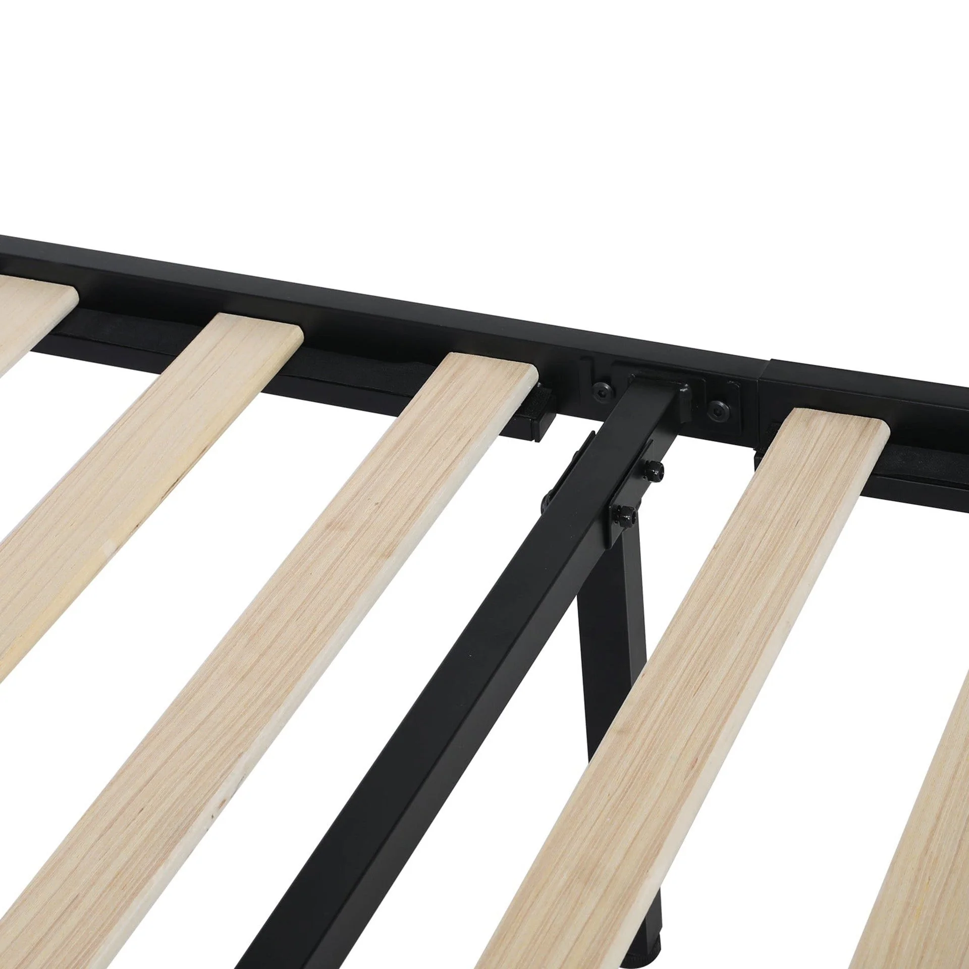 Taylor Queen Metal Bed Frame - Black - Image 8
