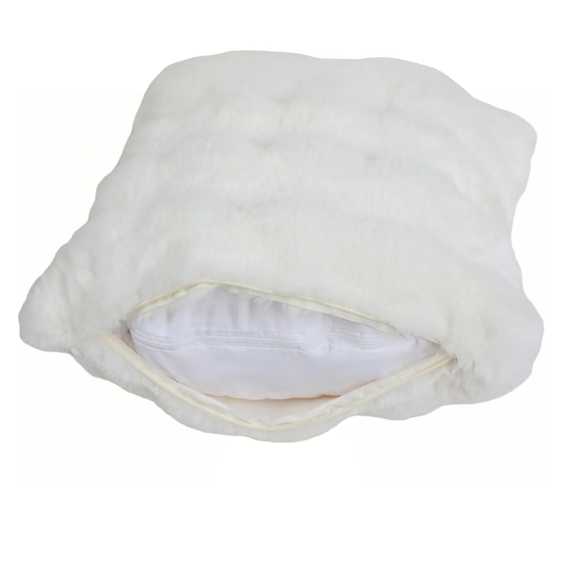 Texture Cushion White 45x45cm - Image 4