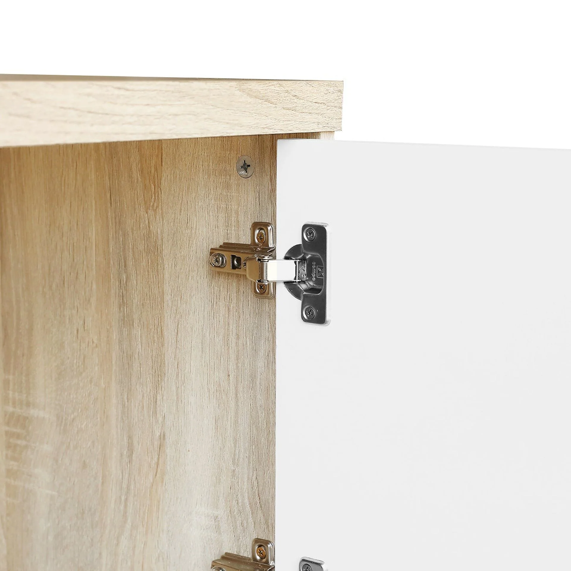 Thames 1.5m Entertainment Unit - Oak + White - Image 12