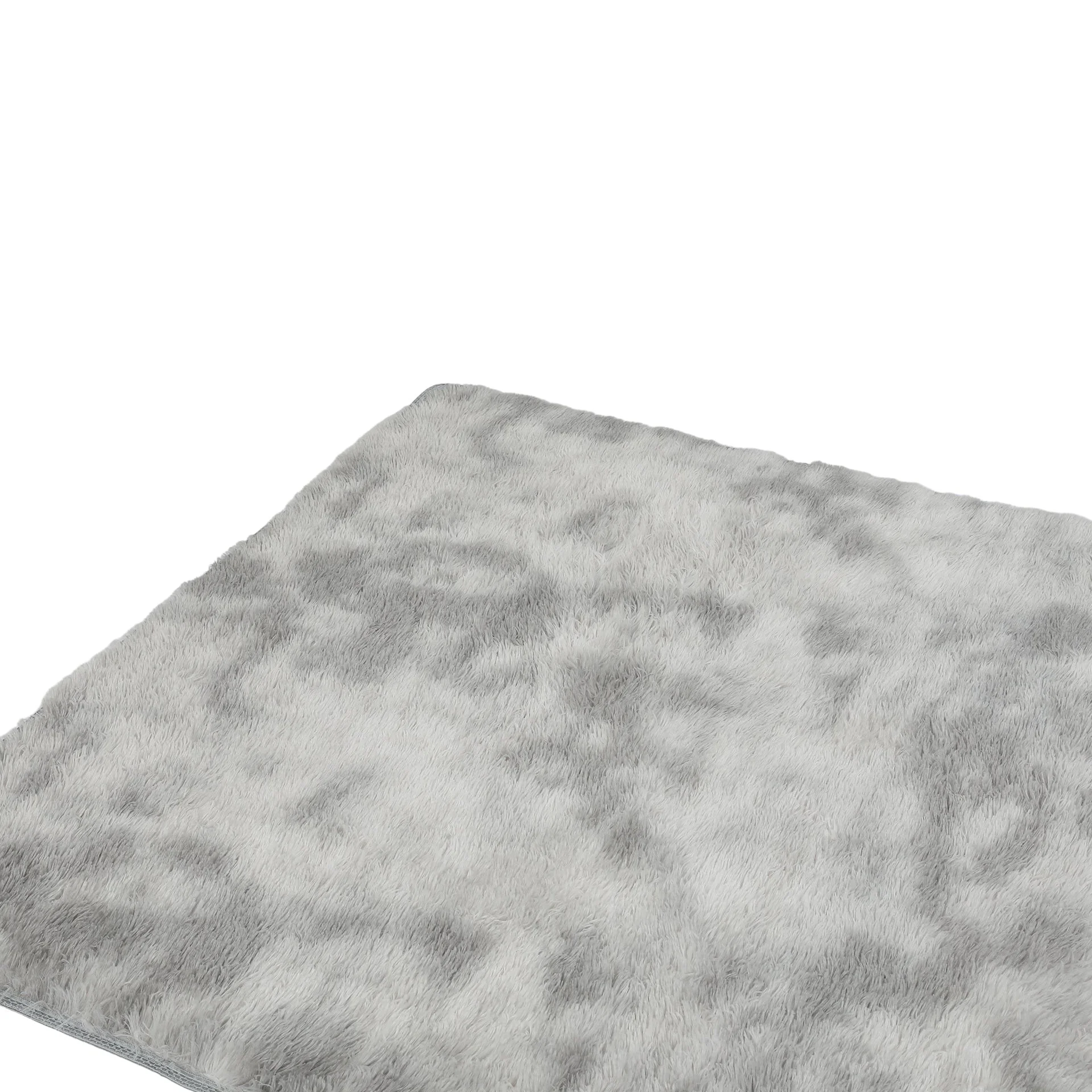 Thick Soft Shaggy Rug Light Grey 120x160cm - Image 3