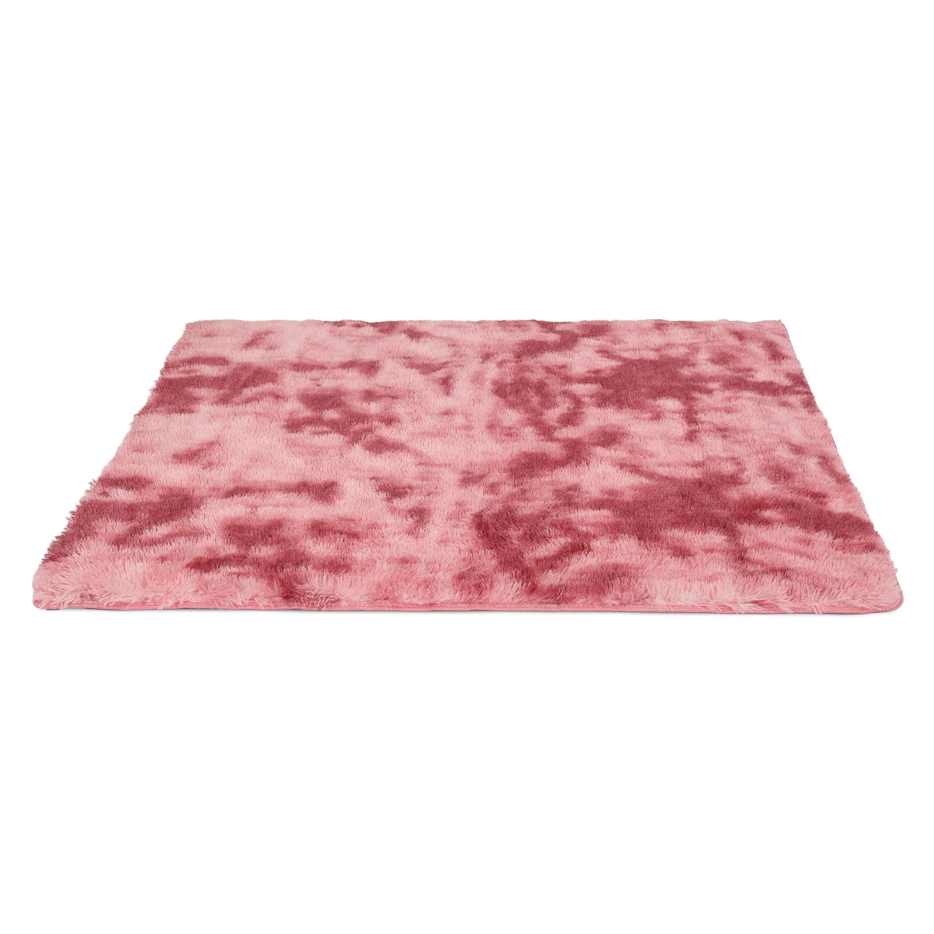 Thick Soft Shaggy Rug Pink 120x160cm - Image 2