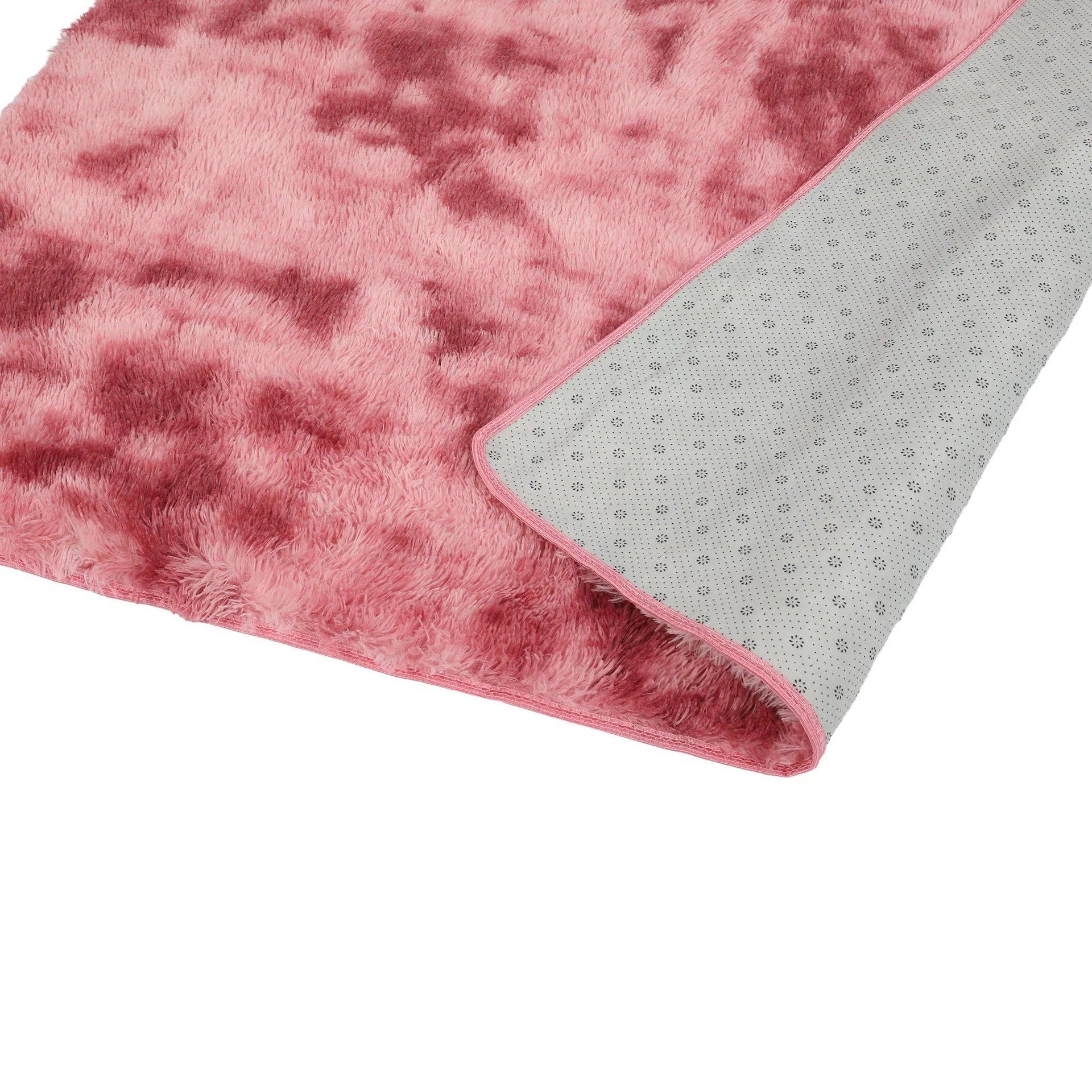 Thick Soft Shaggy Rug Pink 120x160cm - Image 4