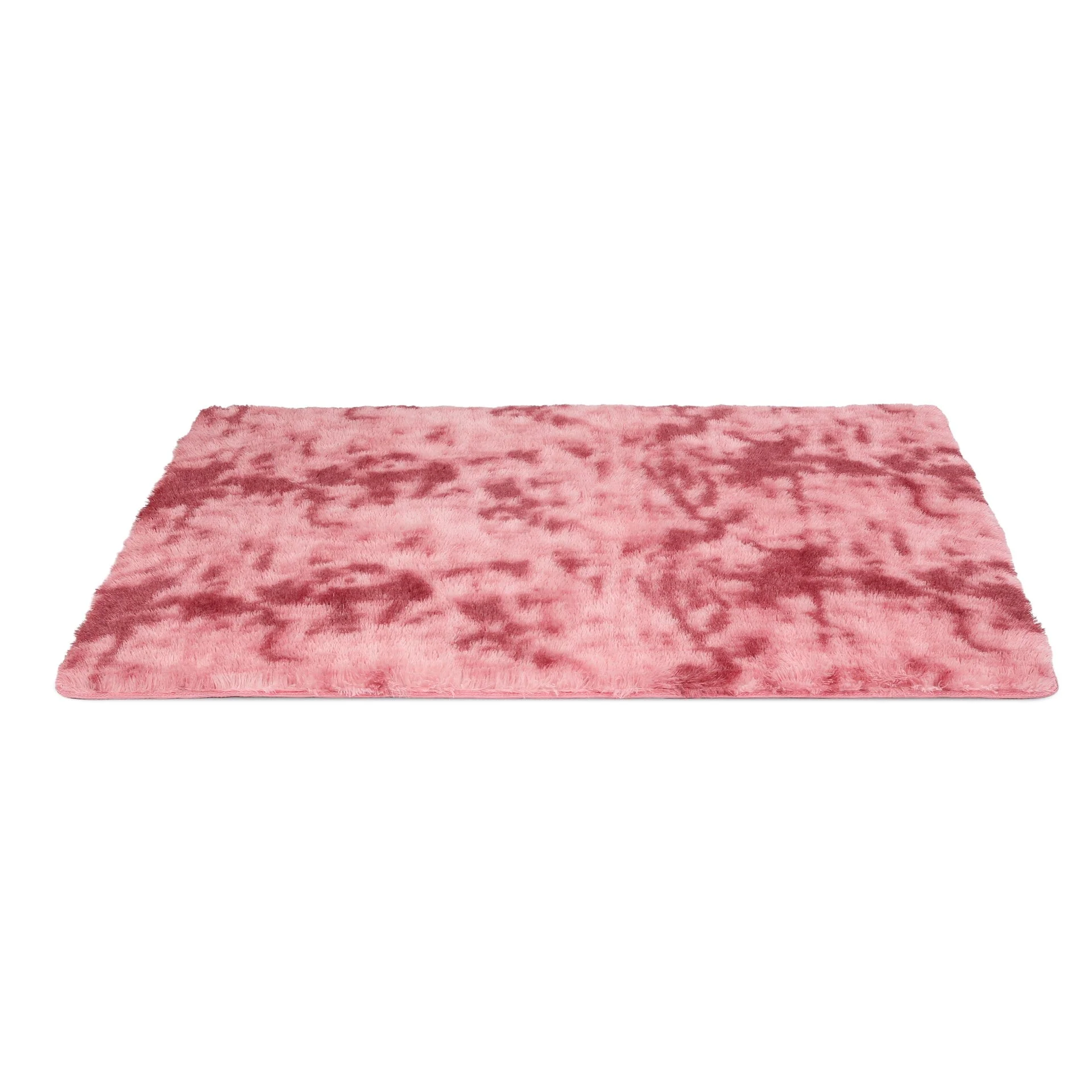 Thick Soft Shaggy Rug Pink 140x200cm - Image 2