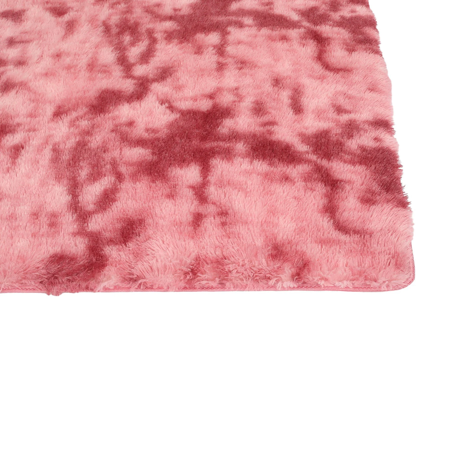 Thick Soft Shaggy Rug Pink 140x200cm - Image 3