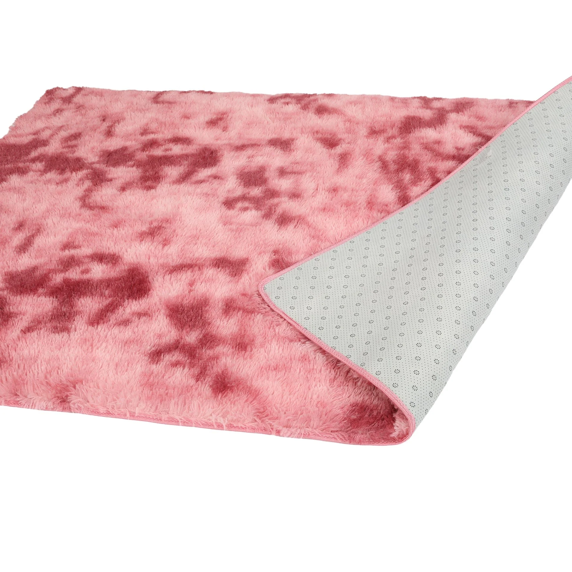 Thick Soft Shaggy Rug Pink 140x200cm - Image 5