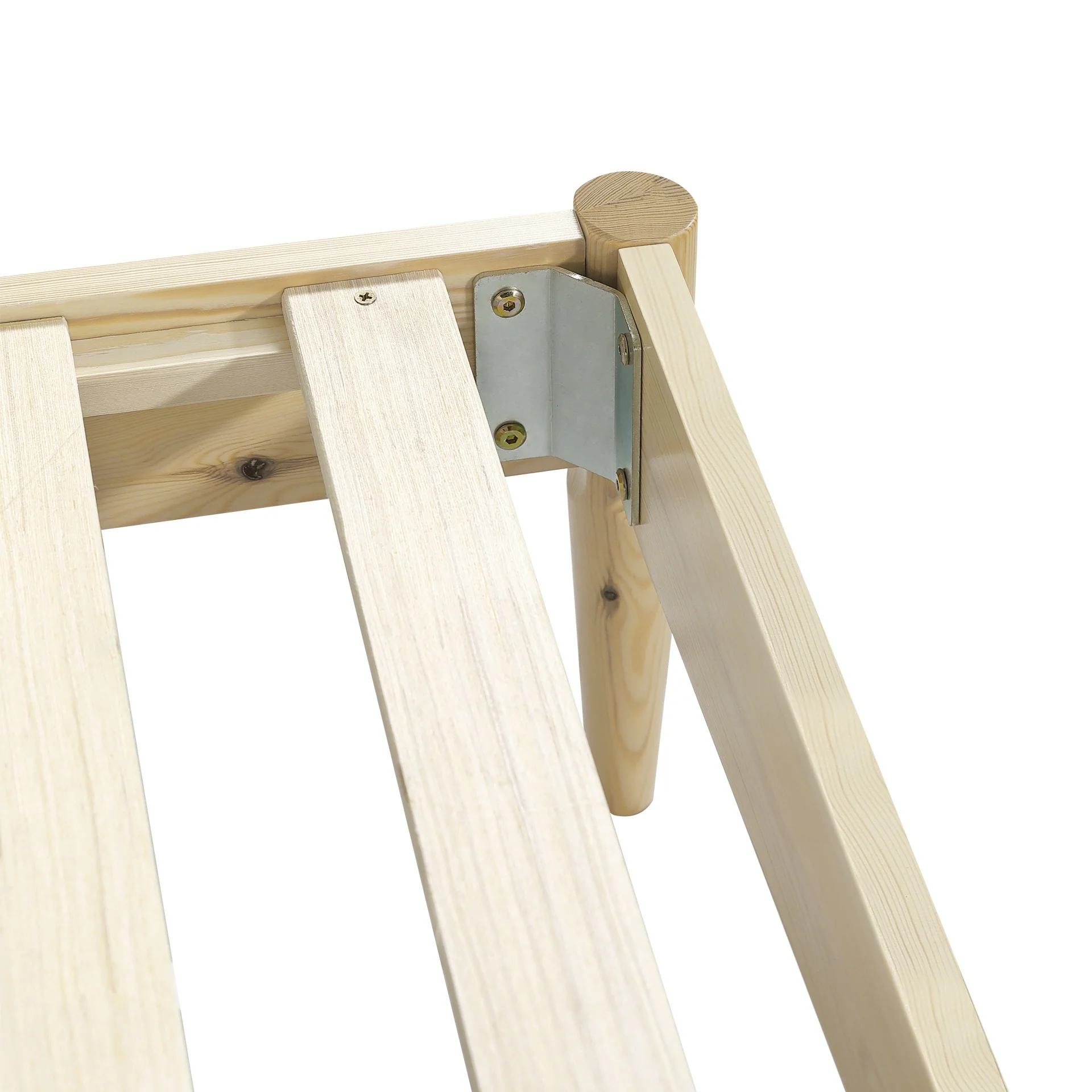 Tolmount Double Wooden Bed Frame - Light Oak - Image 11