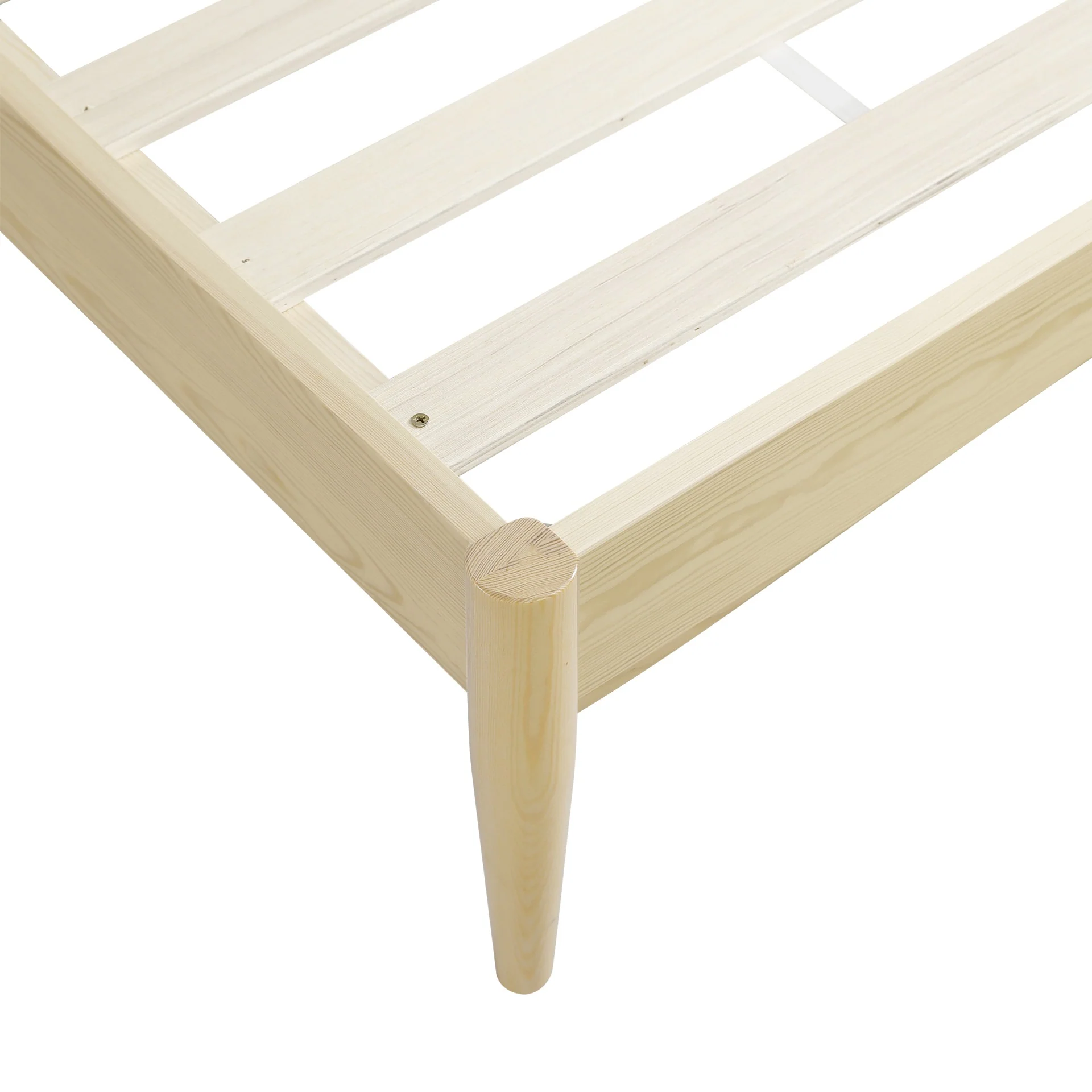 Tolmount Double Wooden Bed Frame - Light Oak - Image 12