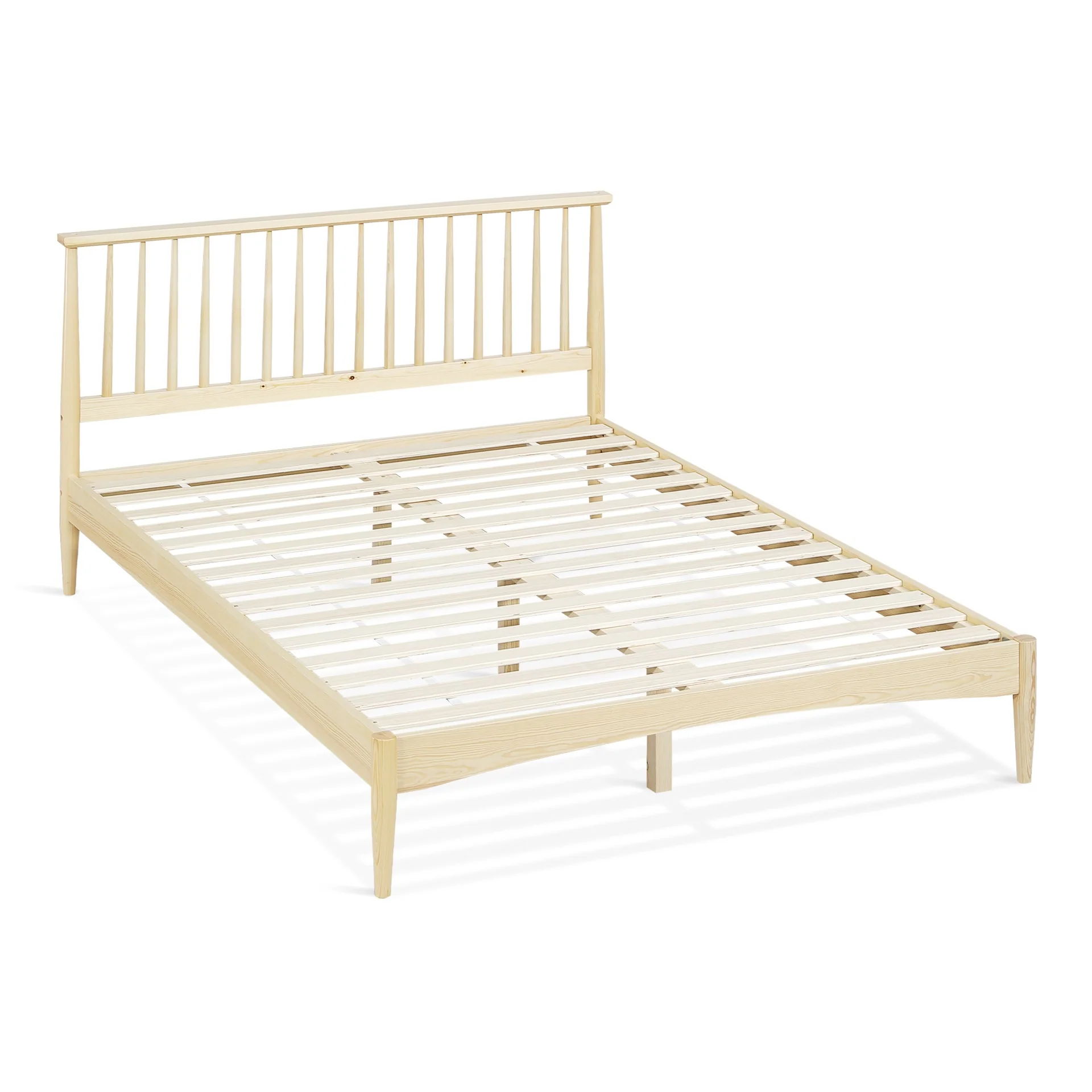 Tolmount Double Wooden Bed Frame - Light Oak - Image 7