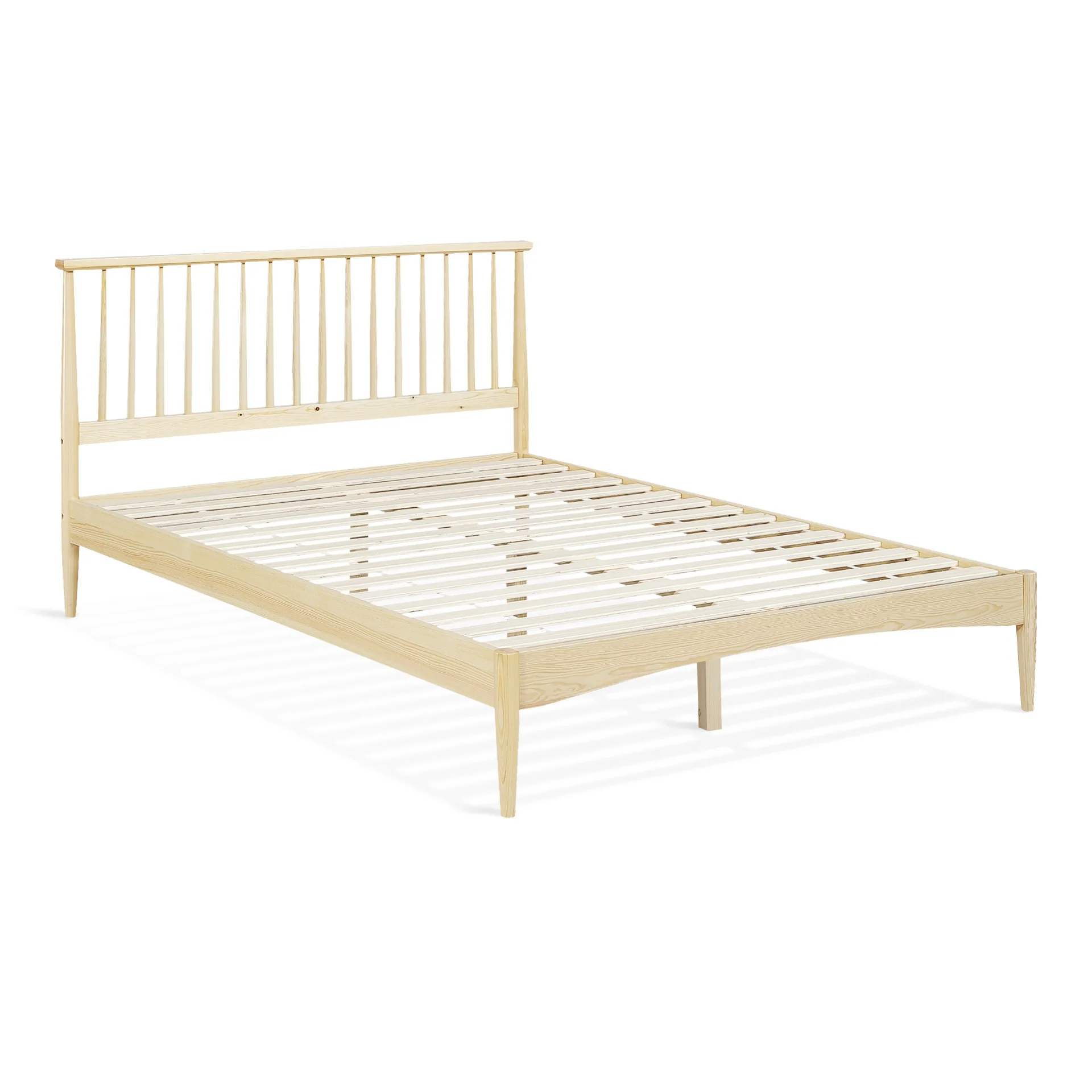 Tolmount Double Wooden Bed Frame - Light Oak - Image 9