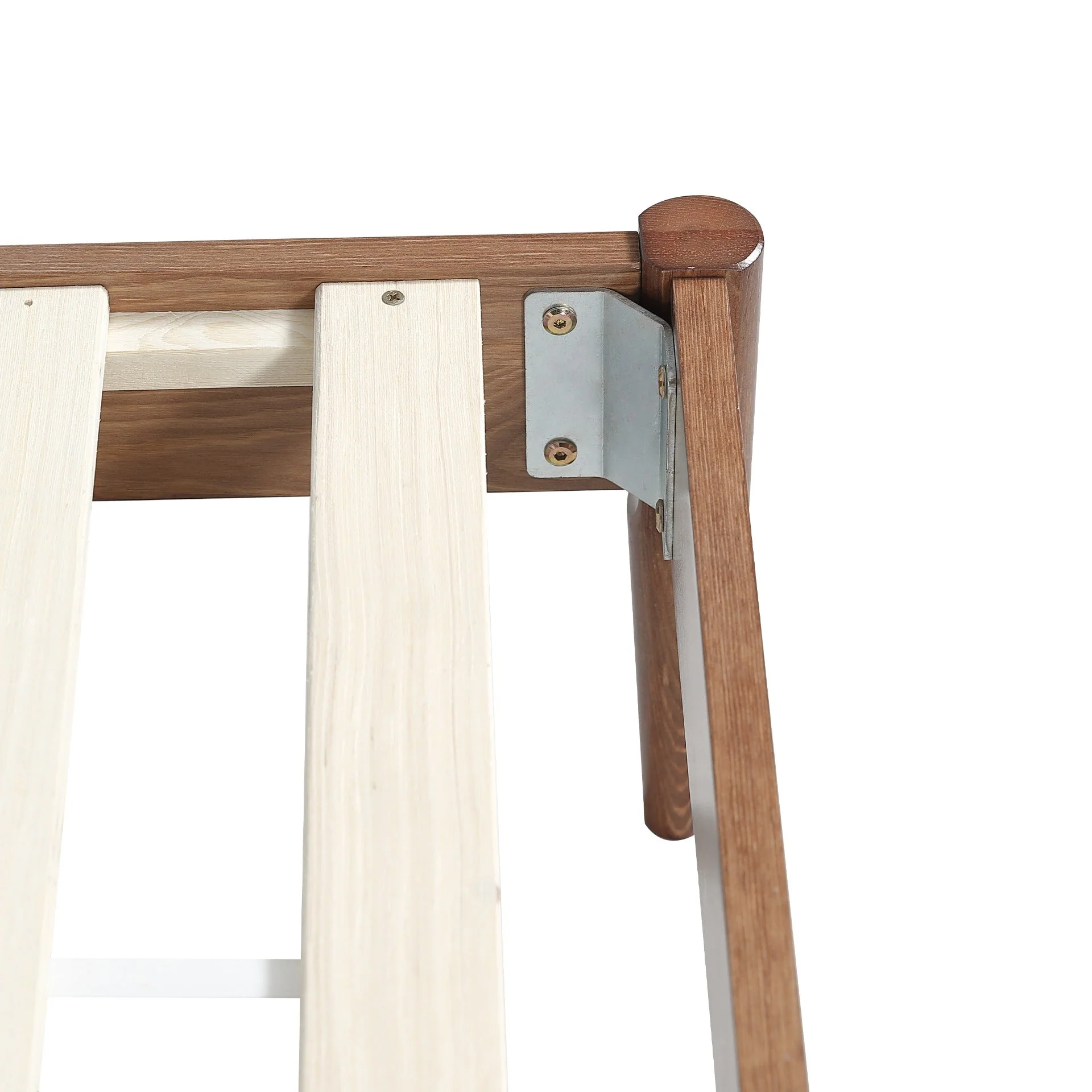Tolmount Double Wooden Bed Frame - Walnut - Image 10