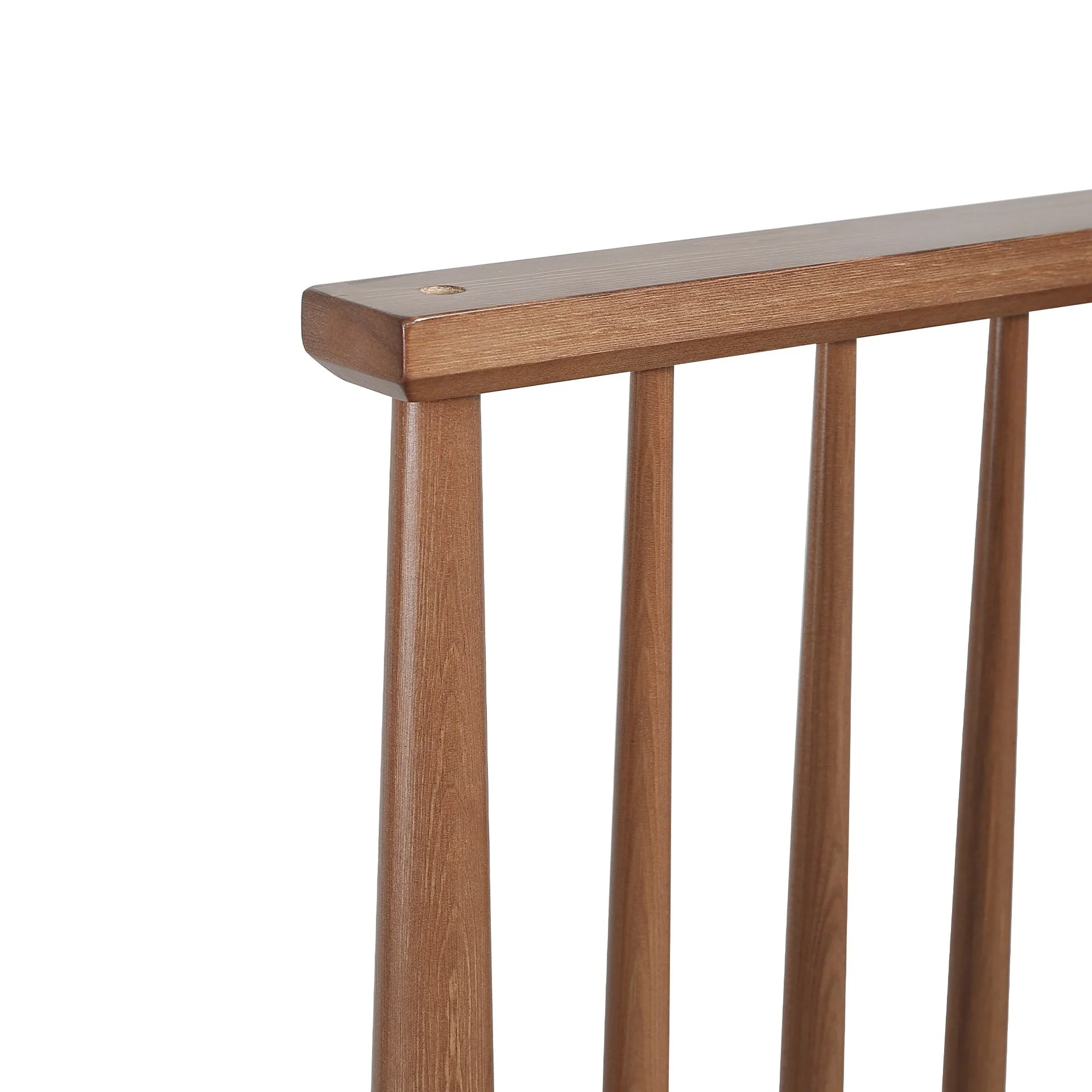 Tolmount Double Wooden Bed Frame - Walnut - Image 7