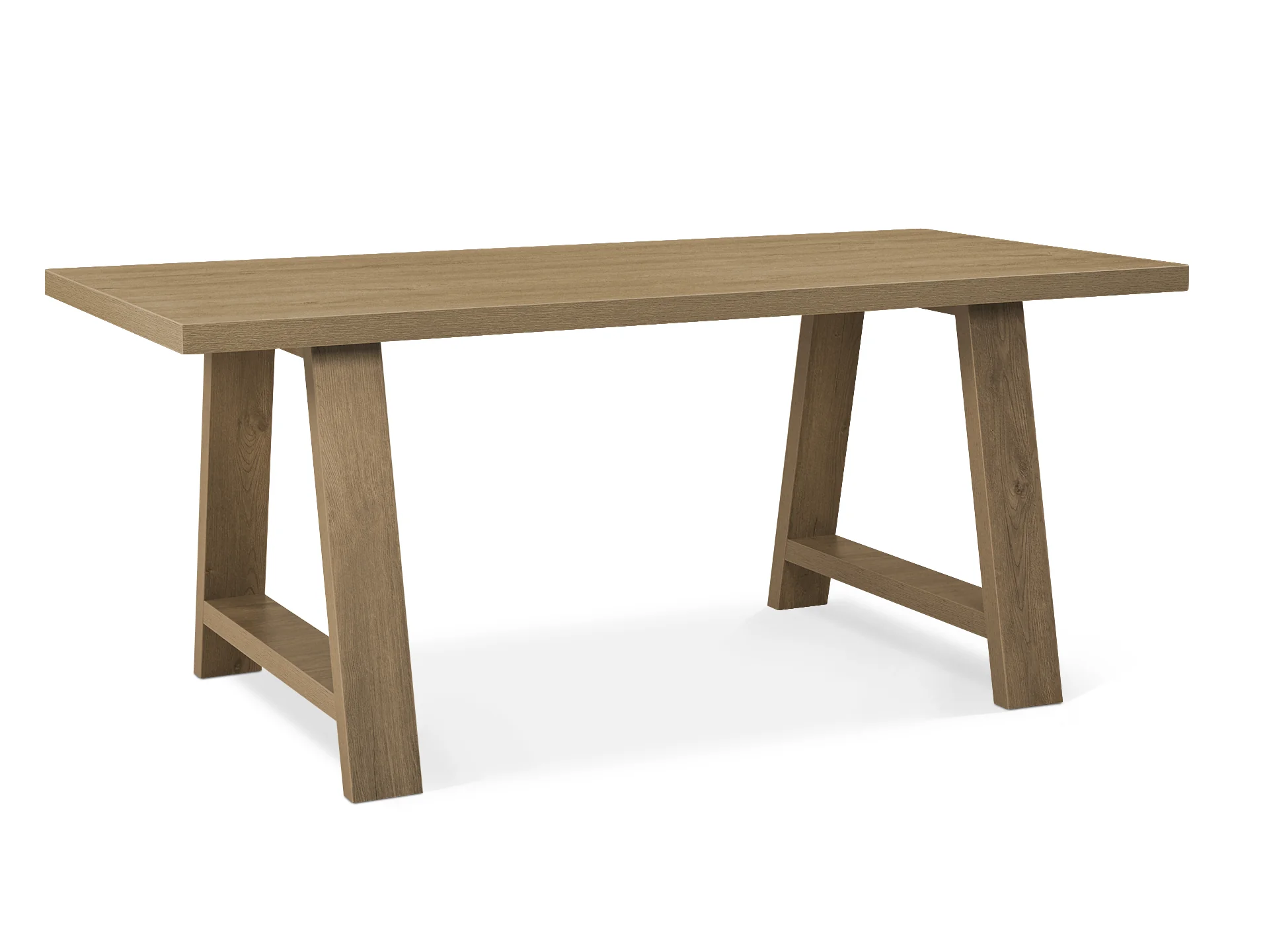 Tommie Dining Table Rectangle 180 x 85.5cm - Oak - Image 7