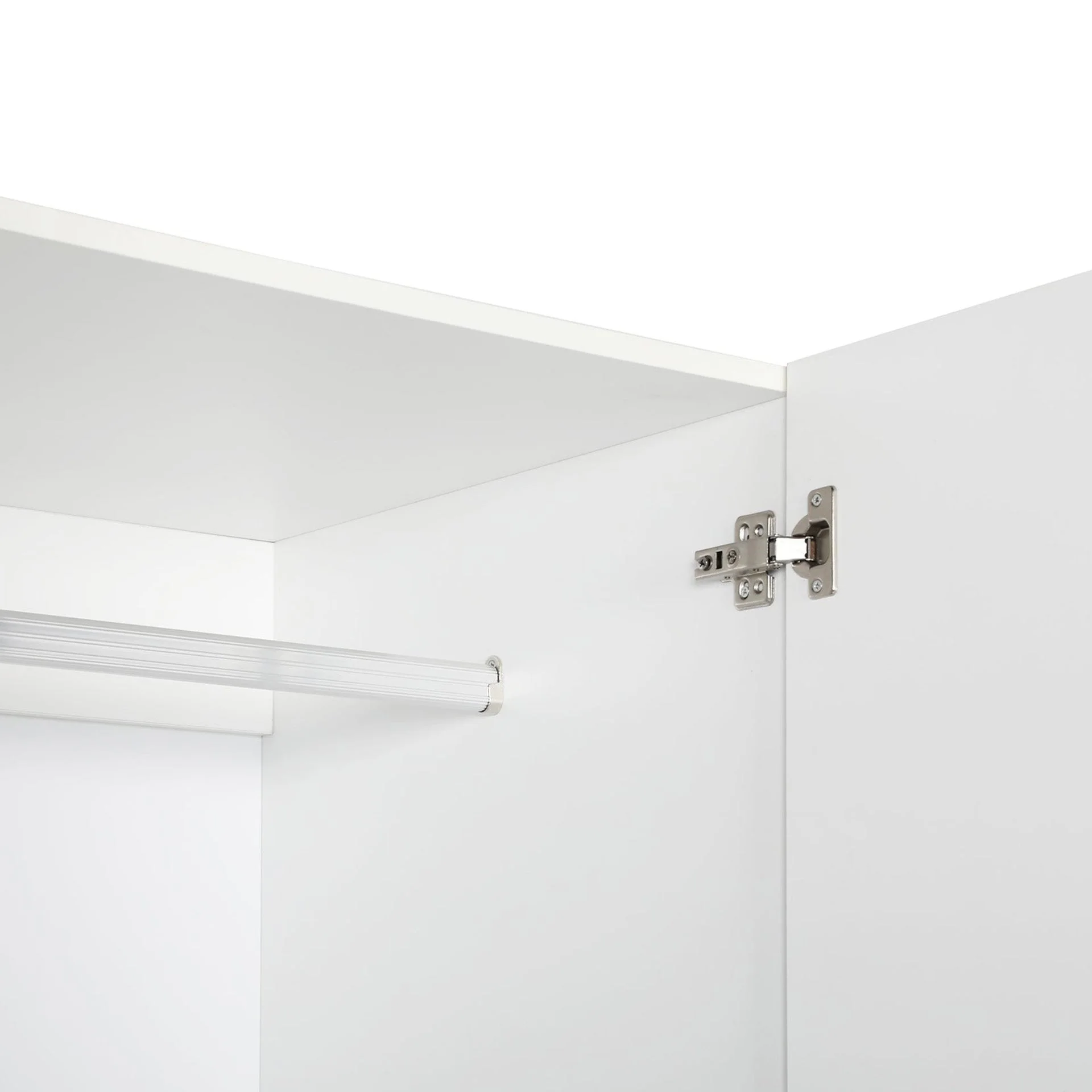 Tongass 4 Door Wardrobe with 3 Drawers - White - Image 10