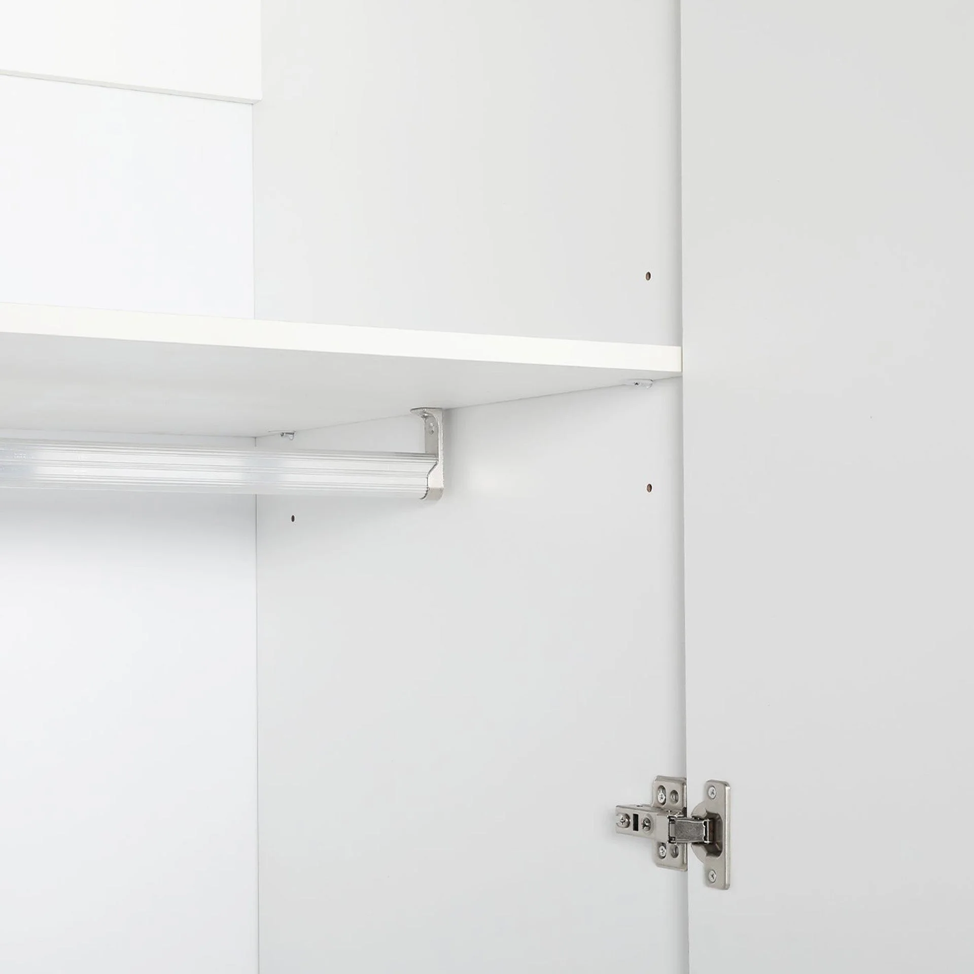 Tongass 4 Door Wardrobe with 3 Drawers - White - Image 11