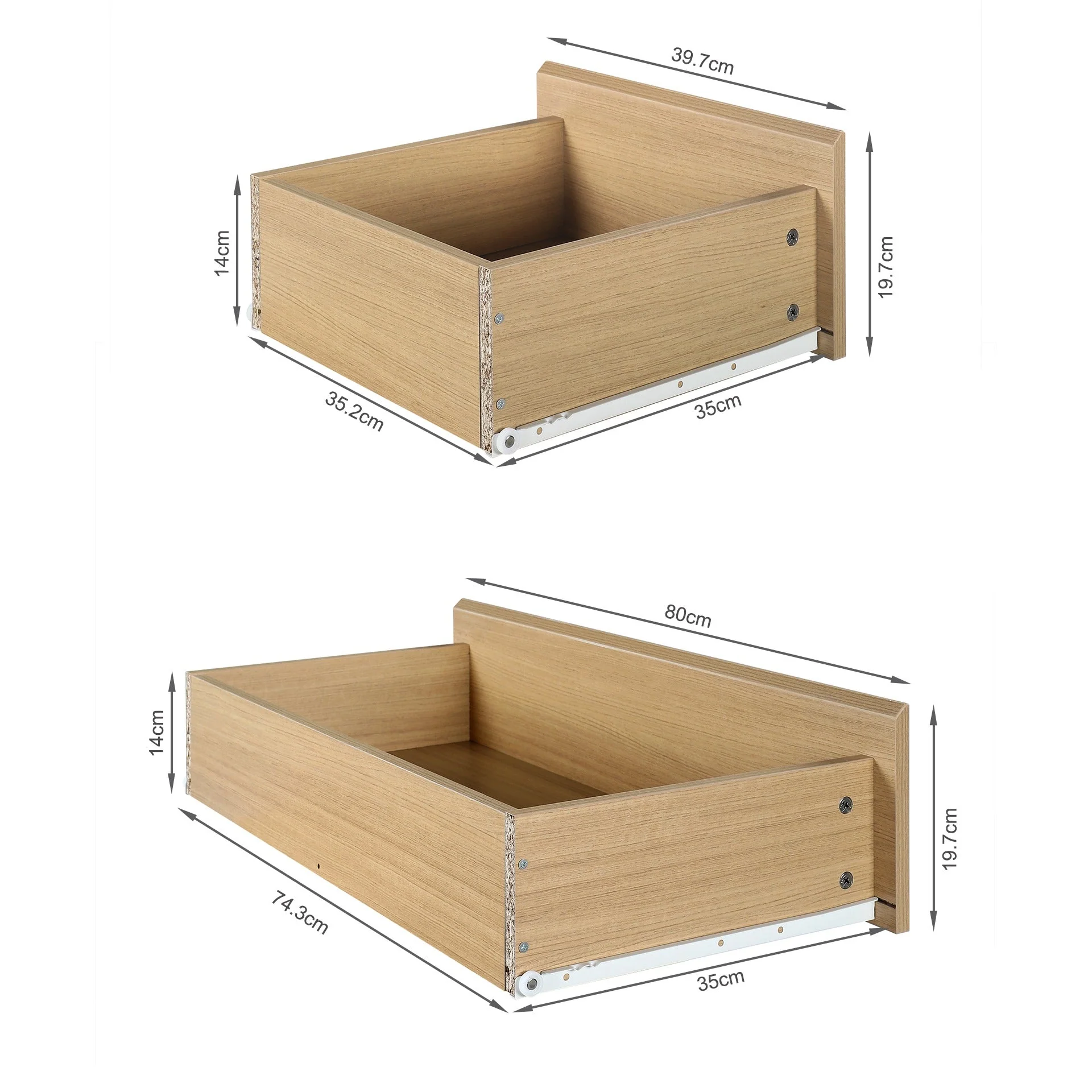 Tongass 5 Drawer Tallboy - Oak - Image 10