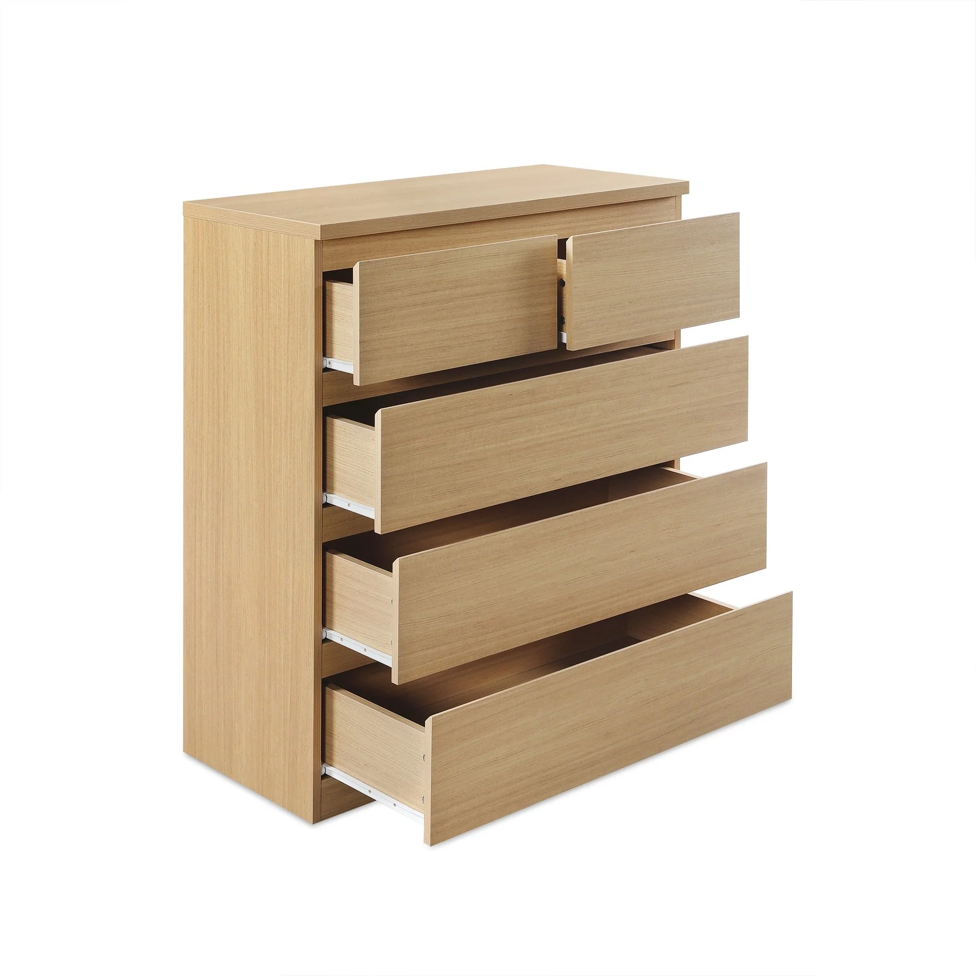 Tongass 5 Drawer Tallboy - Oak - Image 7