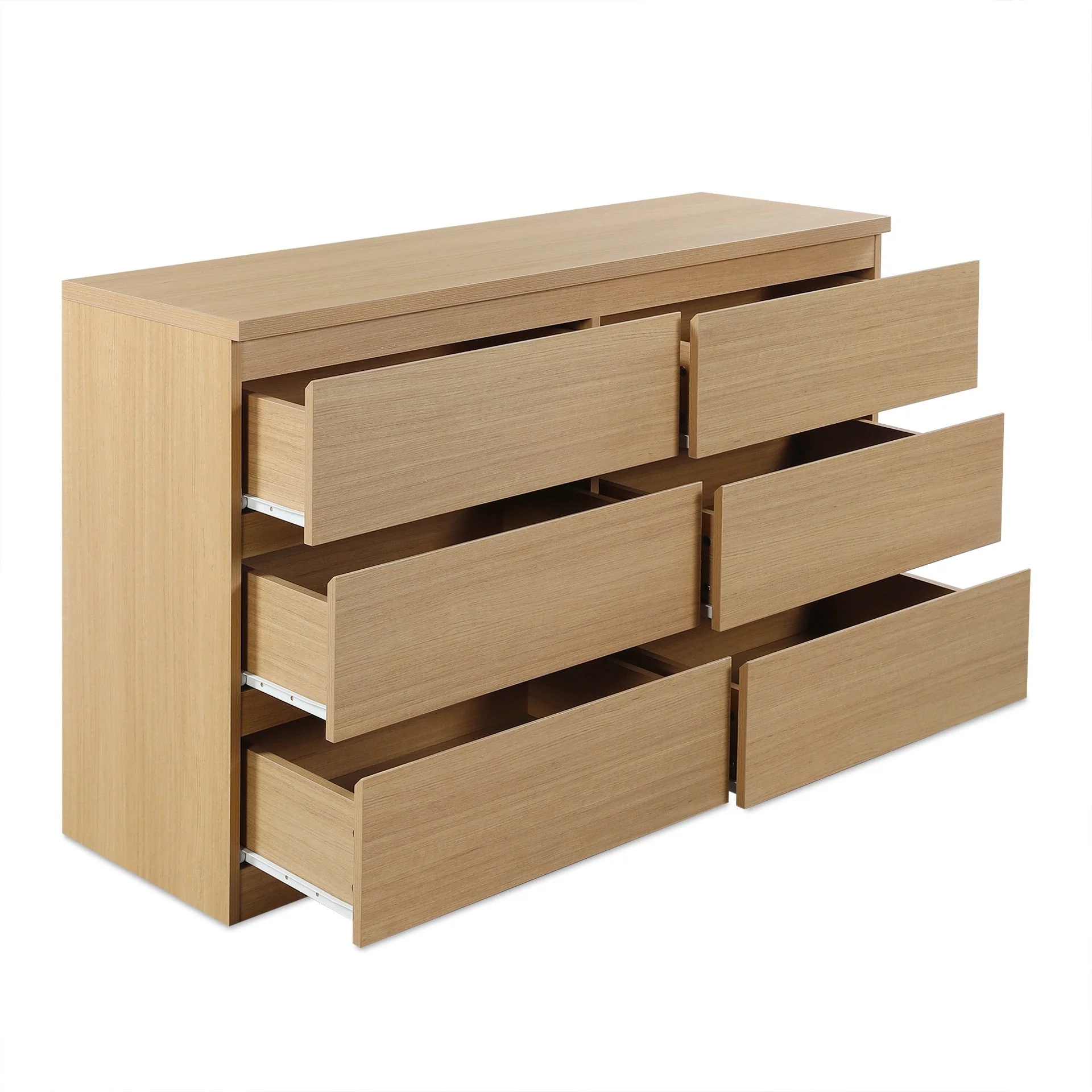 Tongass 6 Drawer Lowboy - Oak - Image 7