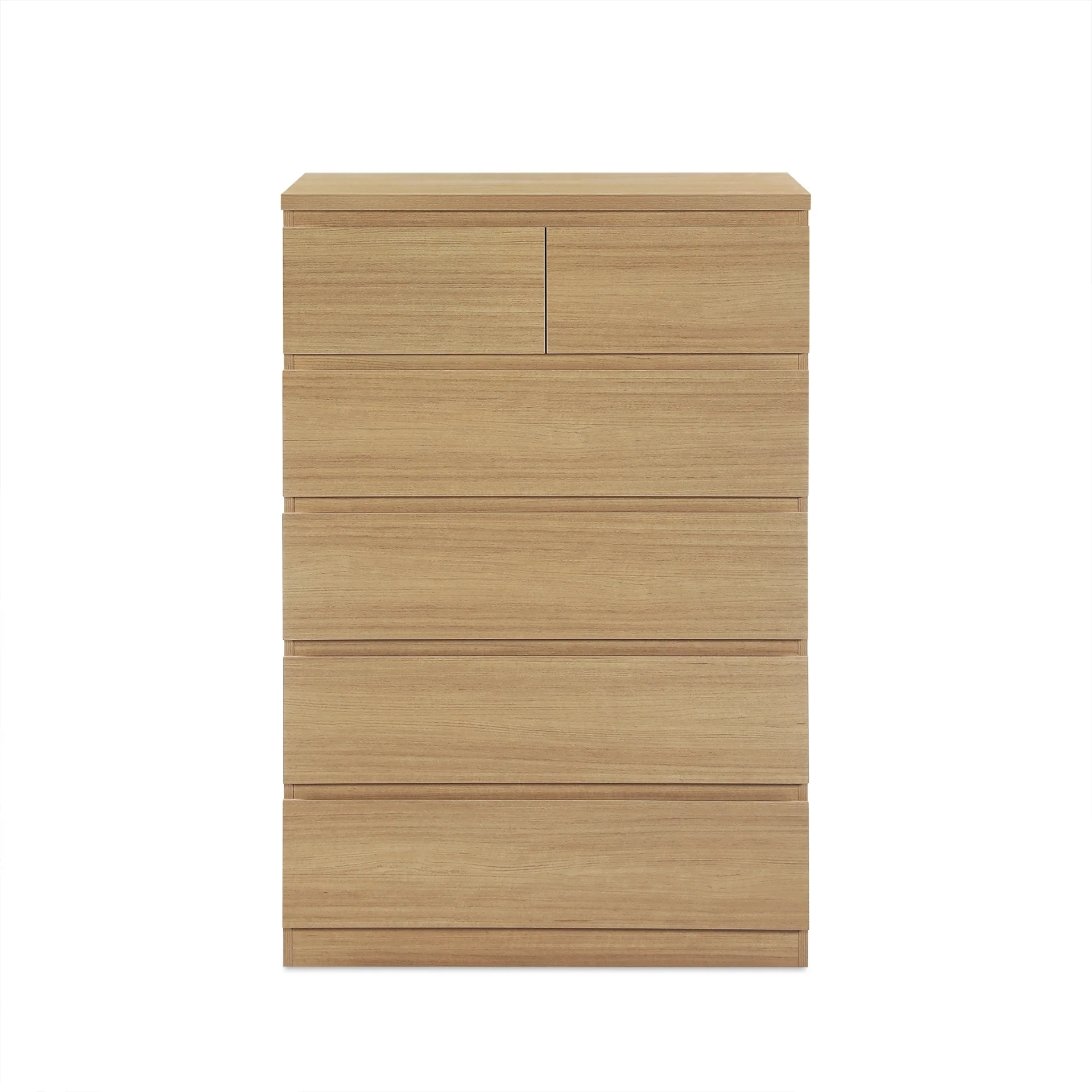 Tongass 6 Drawer Tallboy - Oak - Image 5