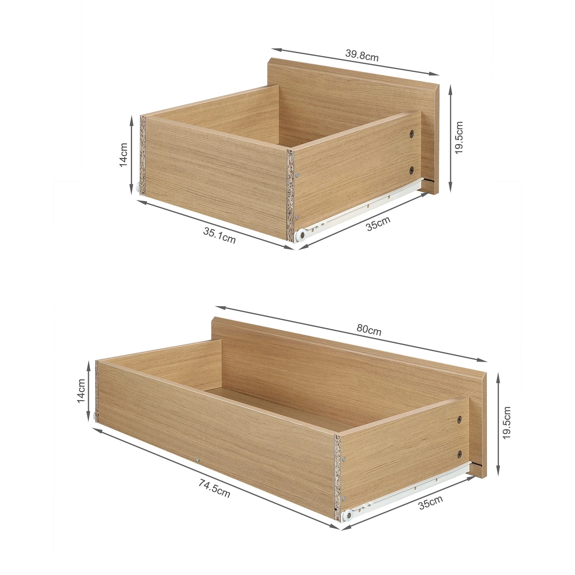 Tongass 6 Drawer Tallboy - Oak - Image 9