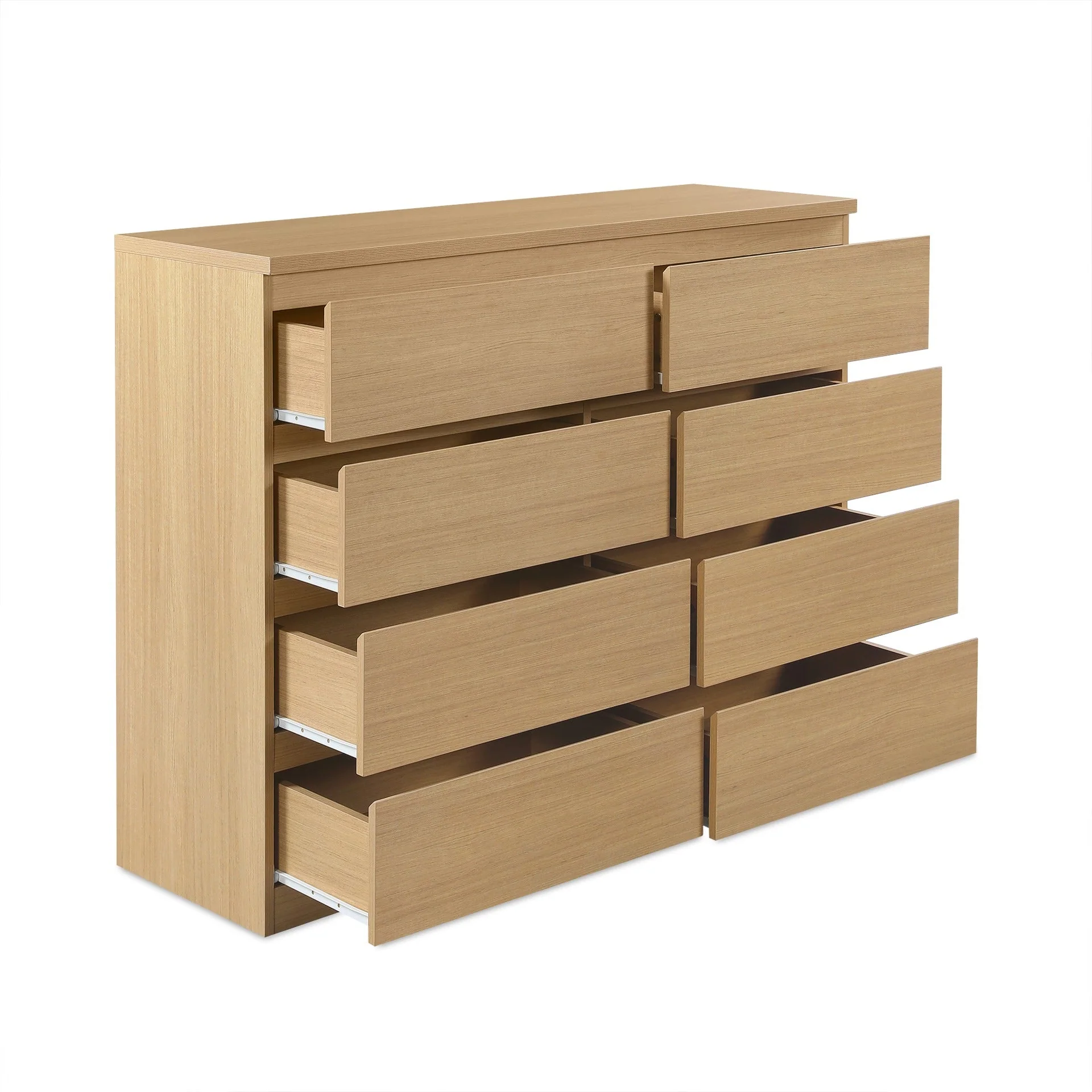 Tongass 8 Drawer Lowboy - Oak - Image 7