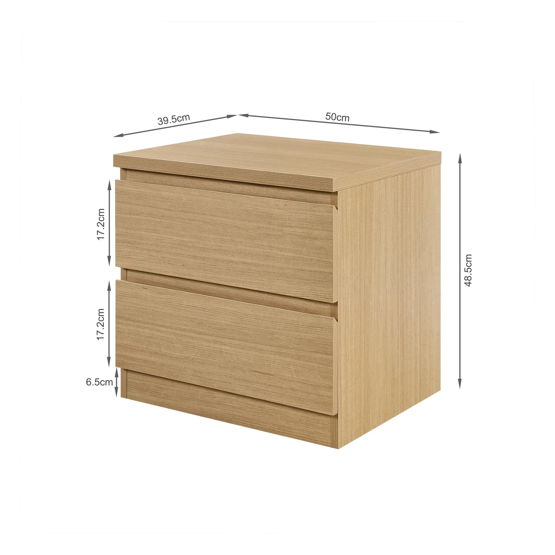 Tongass Bedside Table - Oak - Image 9