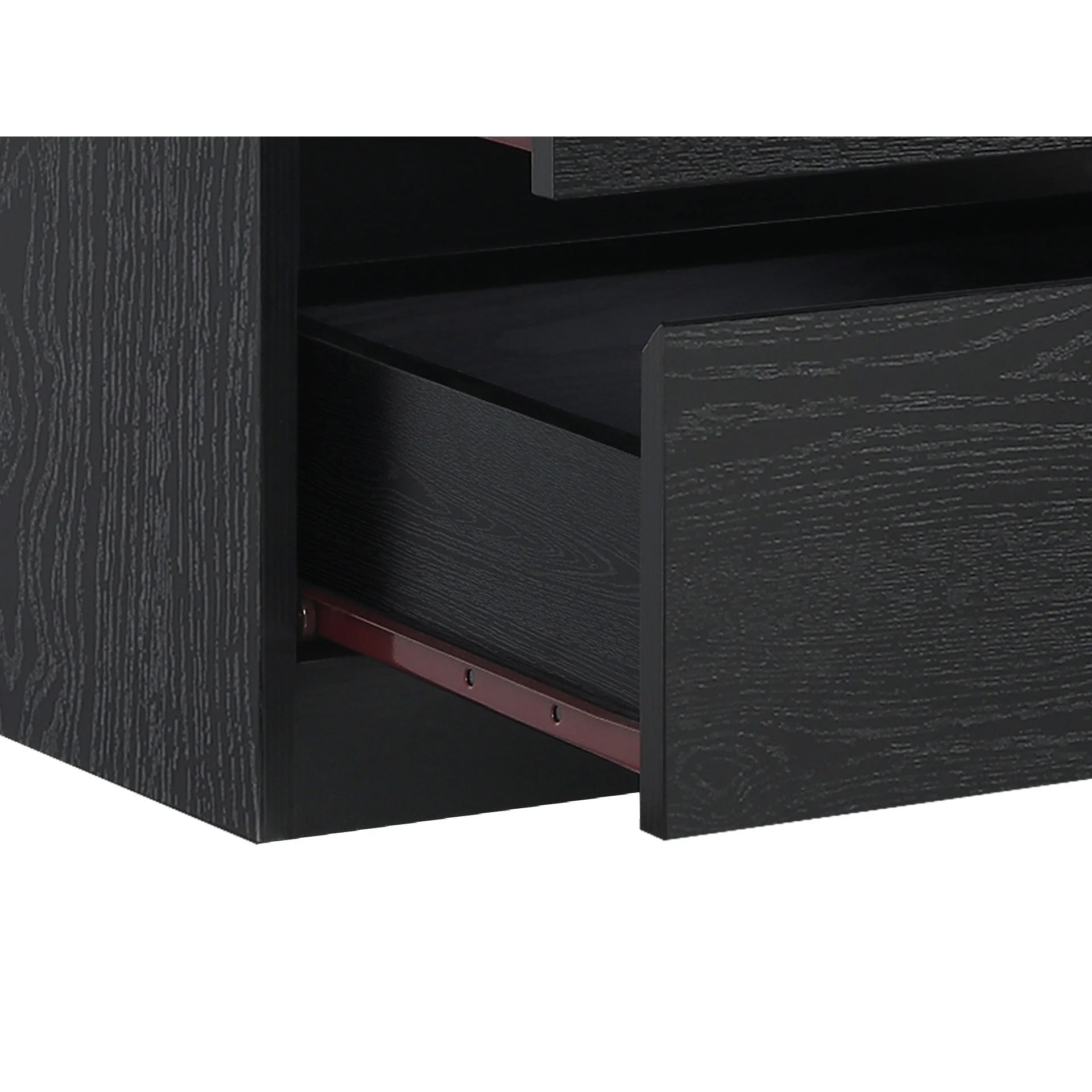 Tongass Wooden Bedside Table - Black - Image 11