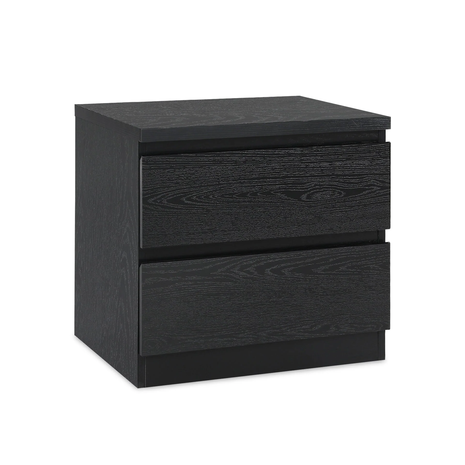 Tongass Wooden Bedside Table - Black - Image 8