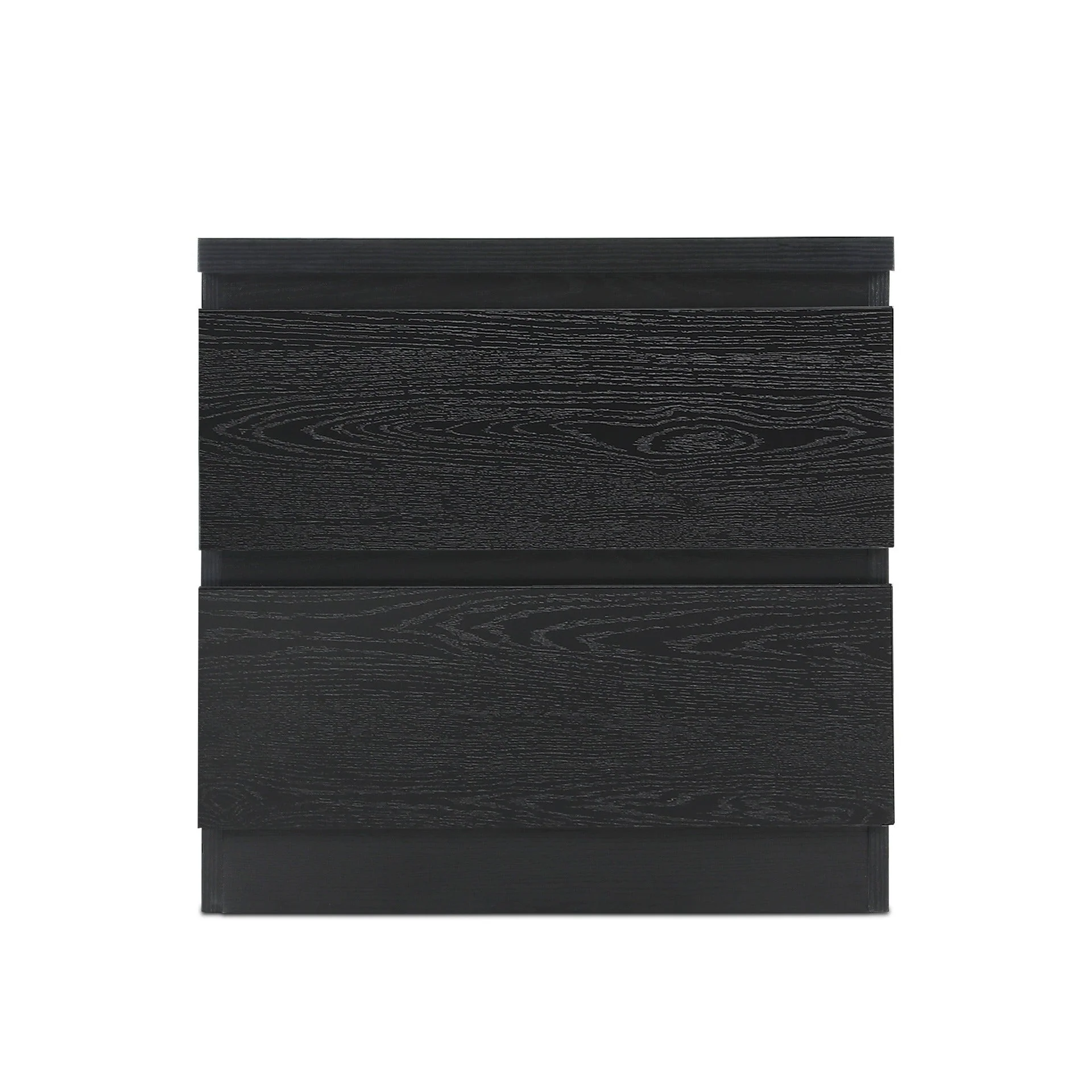 Tongass Wooden Bedside Table - Black - Image 9