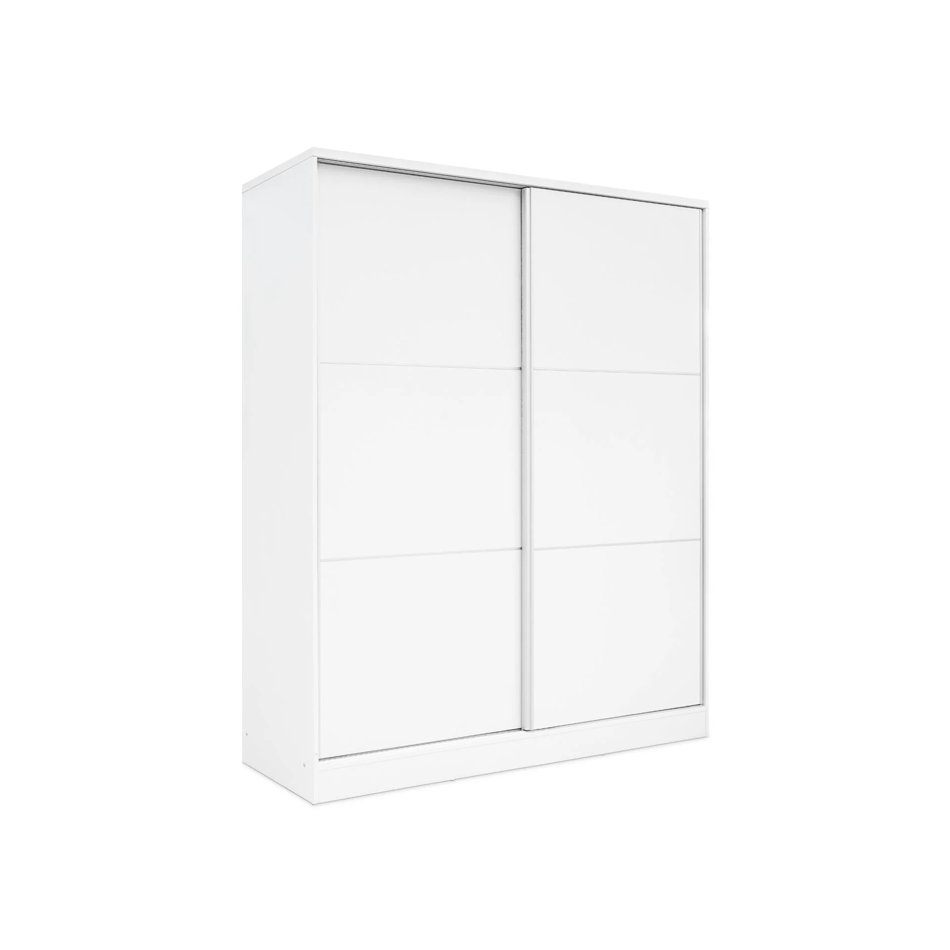Tonto 160cm Wardrobe With Sliding Doors - White - Image 4