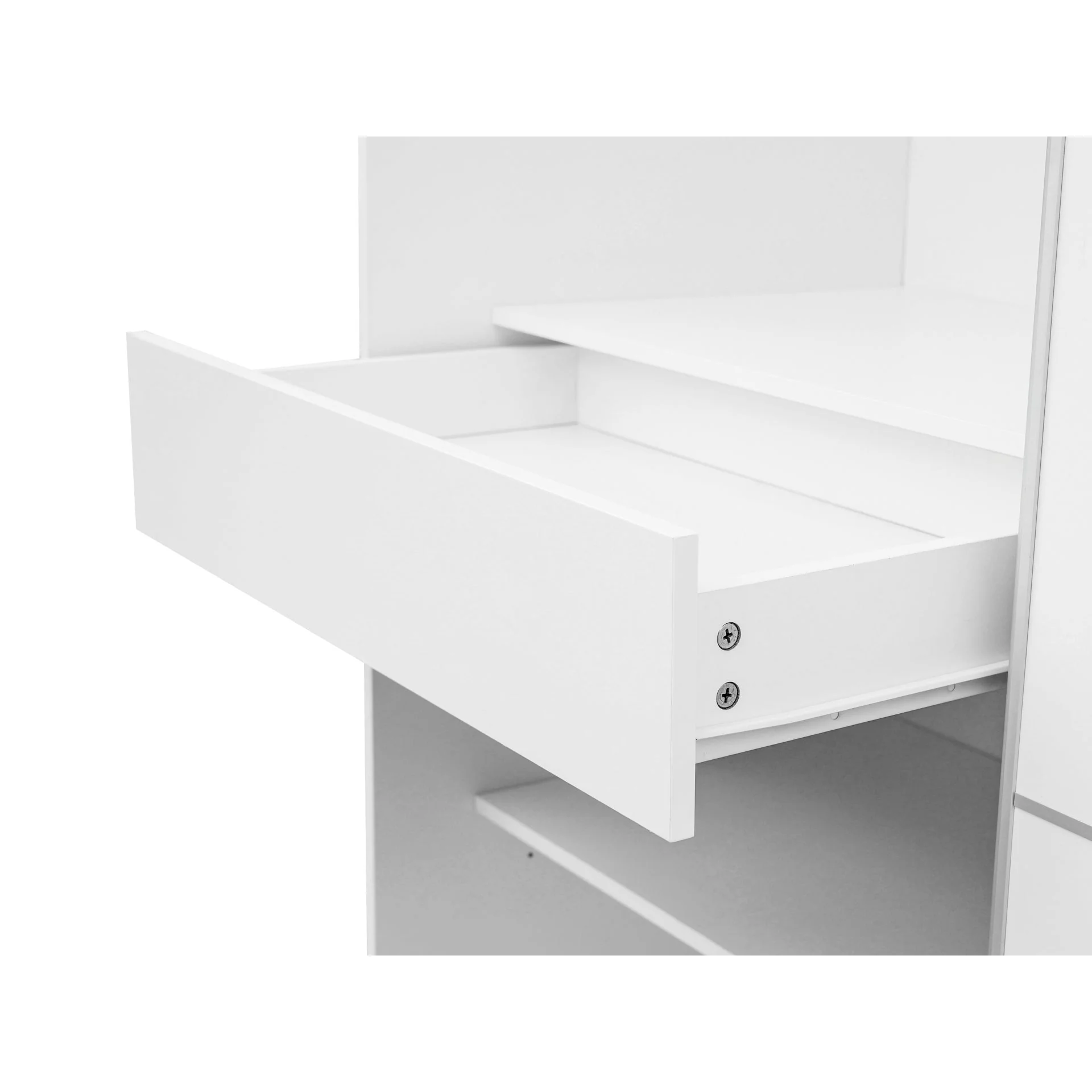 Tonto 160cm Wardrobe With Sliding Doors - White - Image 8