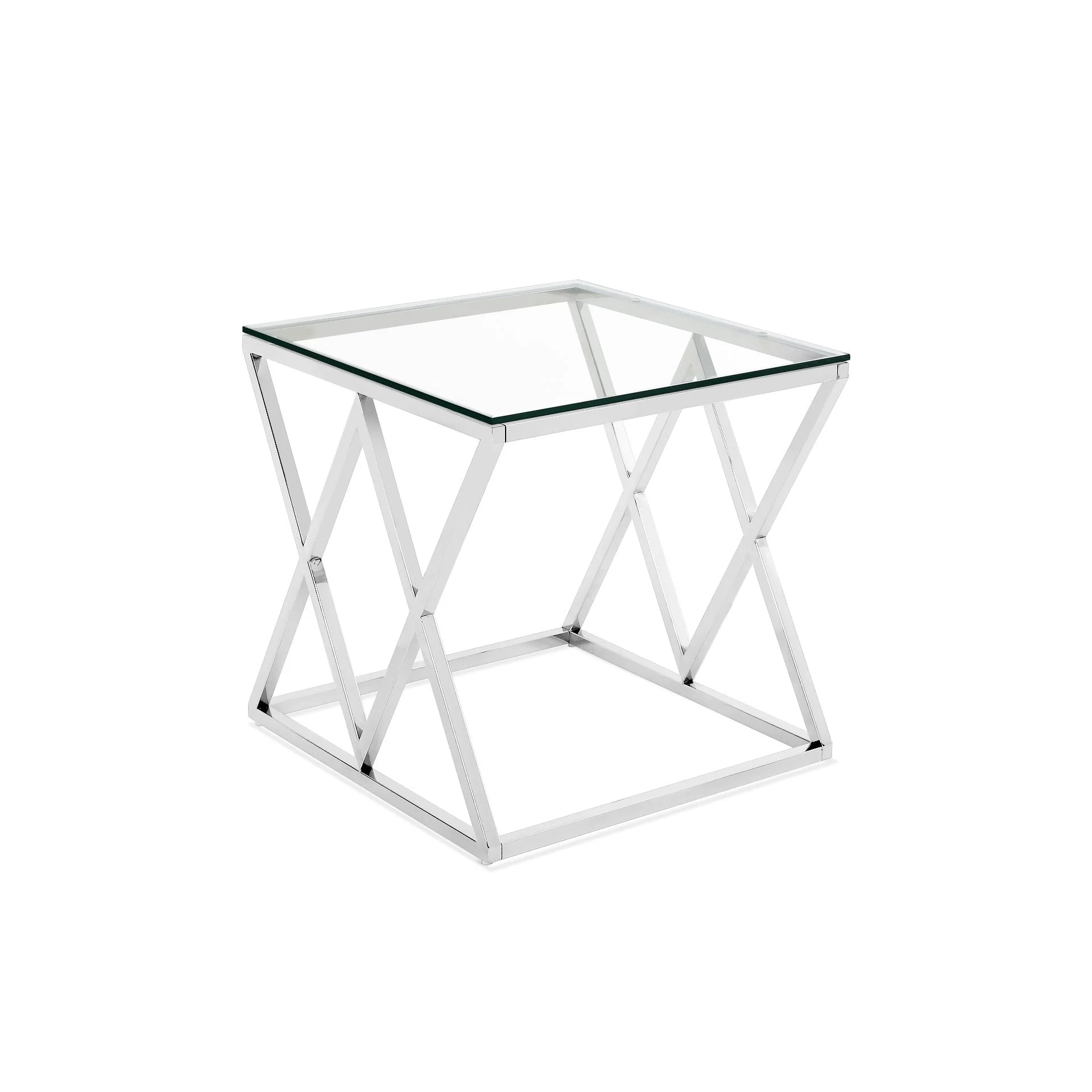 Tony Tempered Glass Square Coffee Table - Image 6
