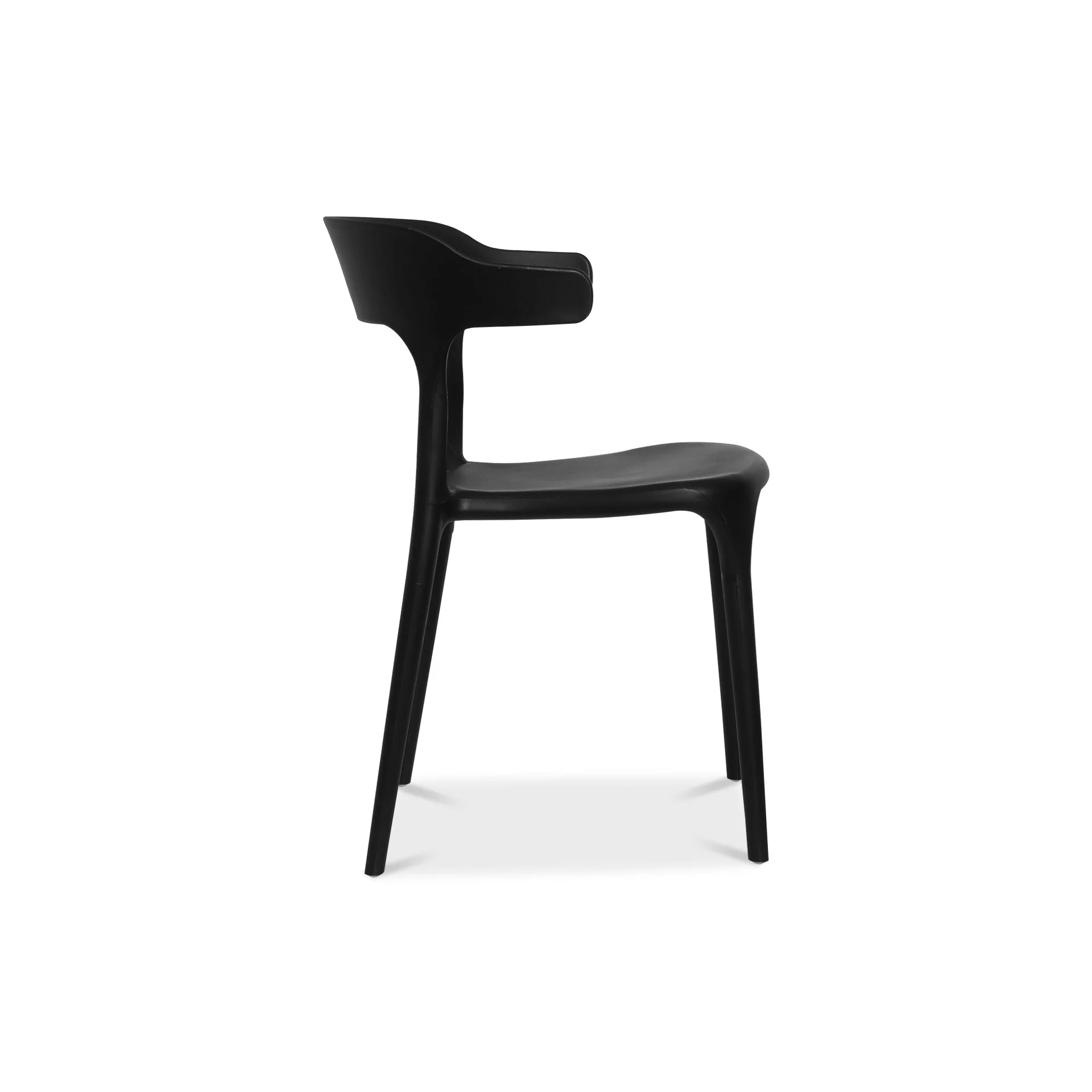 Tor Dining Chair - Set of 4 - Black - Image 10