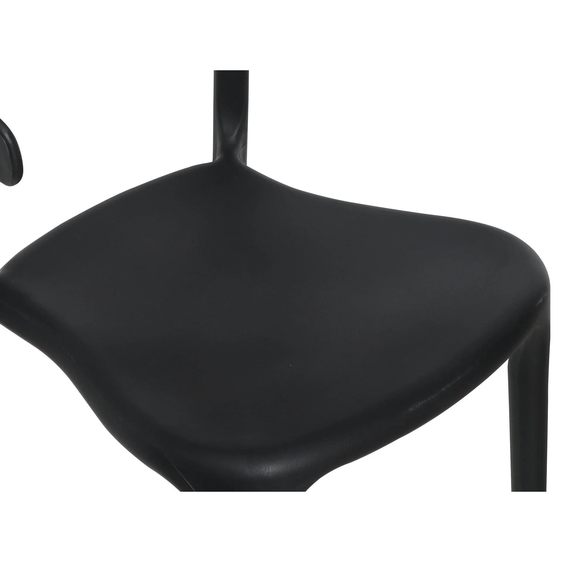 Tor Dining Chair - Set of 4 - Black - Image 11