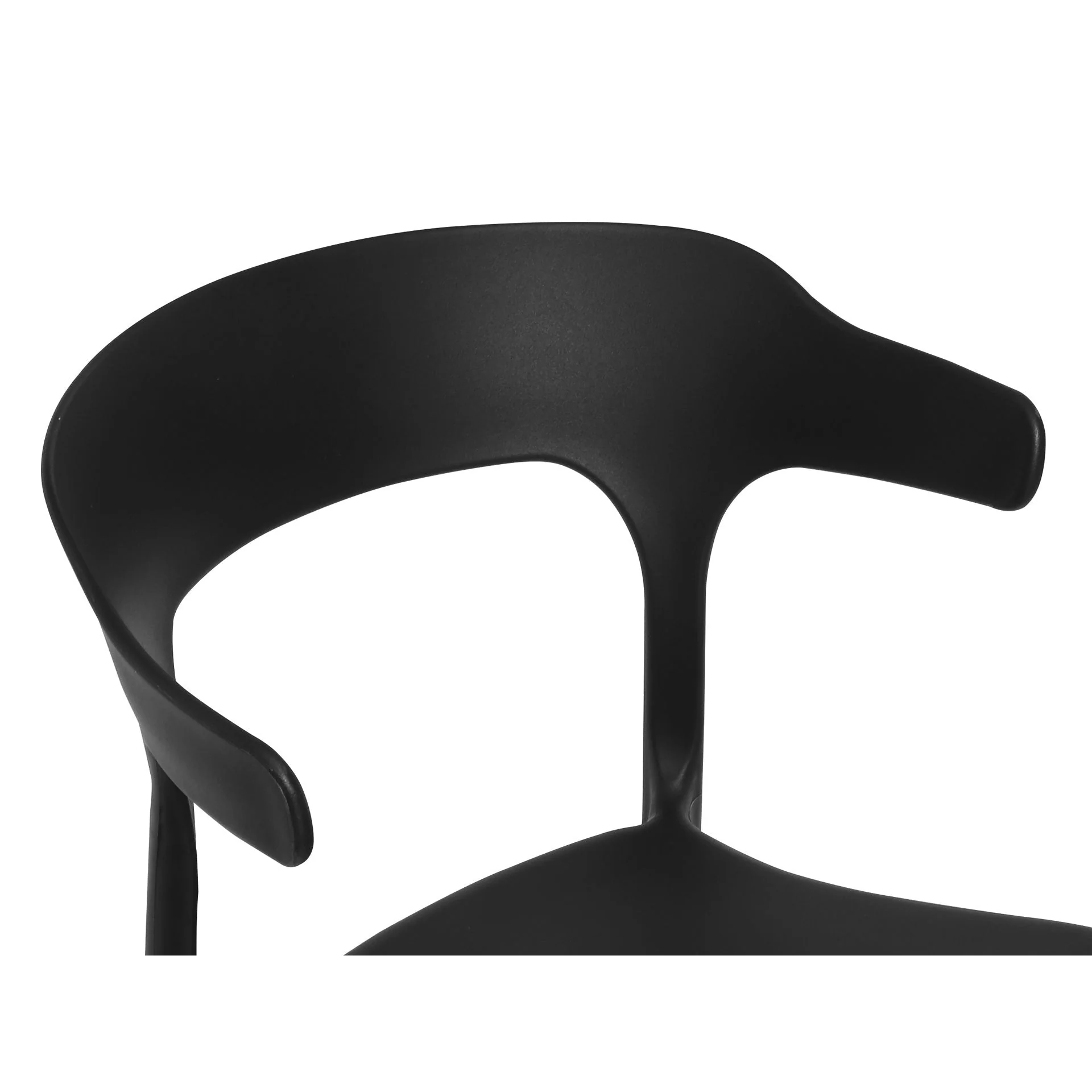 Tor Dining Chair - Set of 4 - Black - Image 12