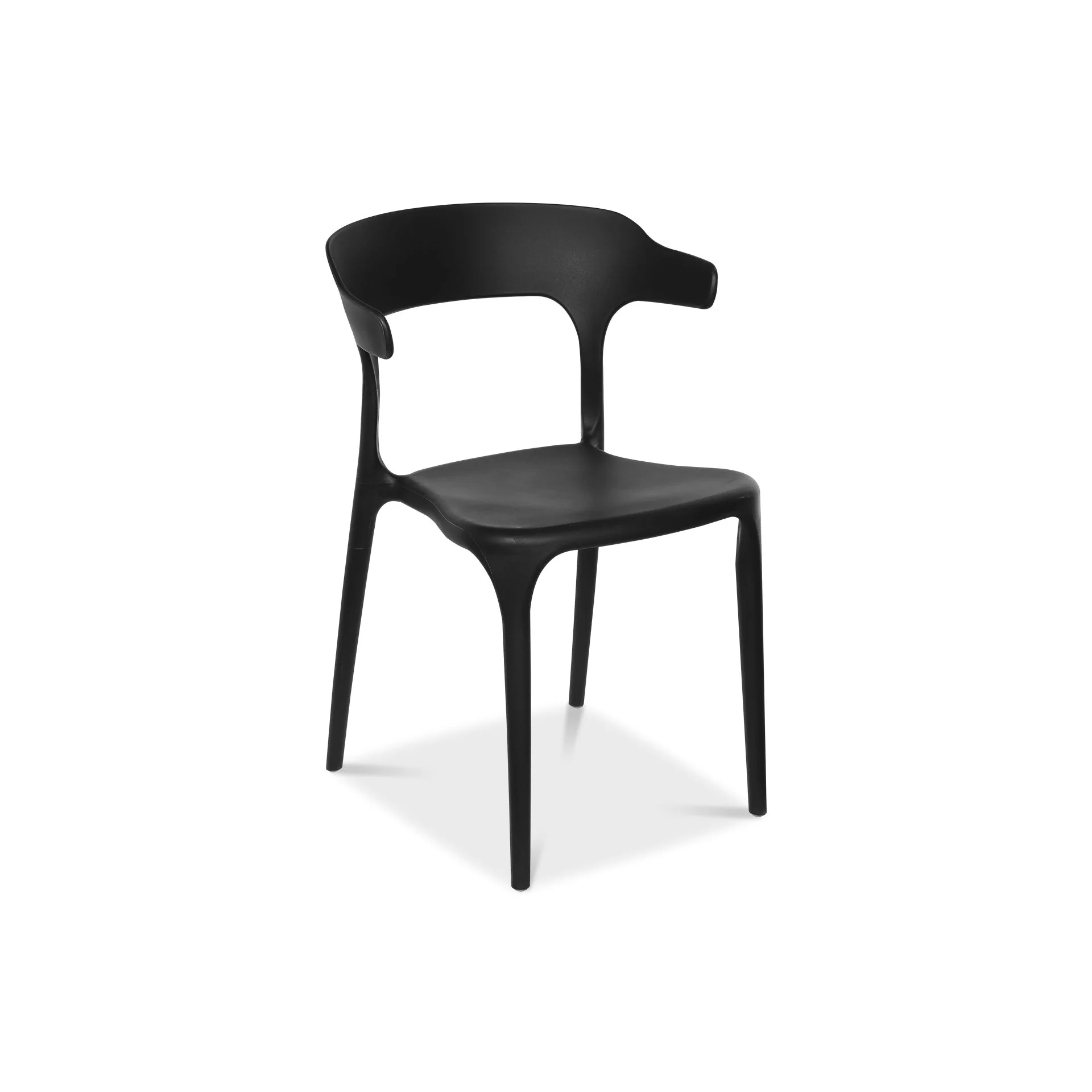 Tor Dining Chair - Set of 4 - Black - Image 9