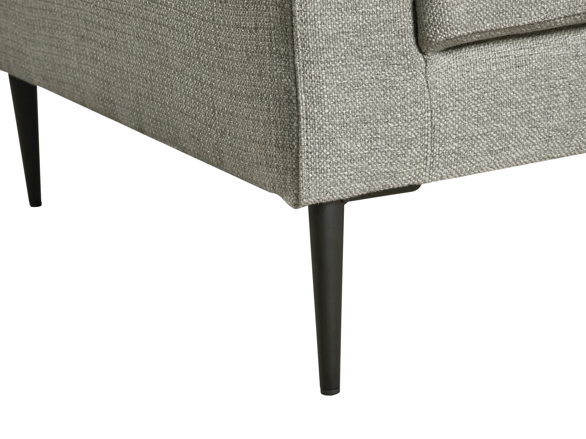 Toronto 2 Seater Fabric Sofa - Light Grey - Image 6